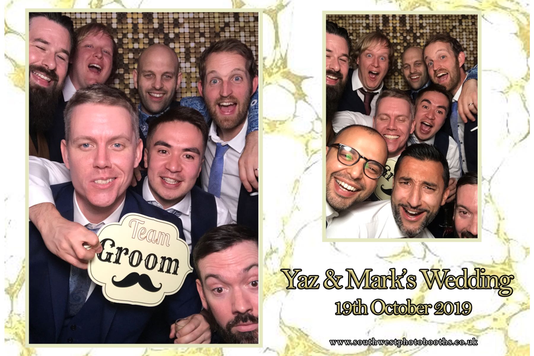 Yaz and Mark | View more photos from the event at gallery.southwestphotobooths.co.uk/u/SWPB/Yaz-and-Mark