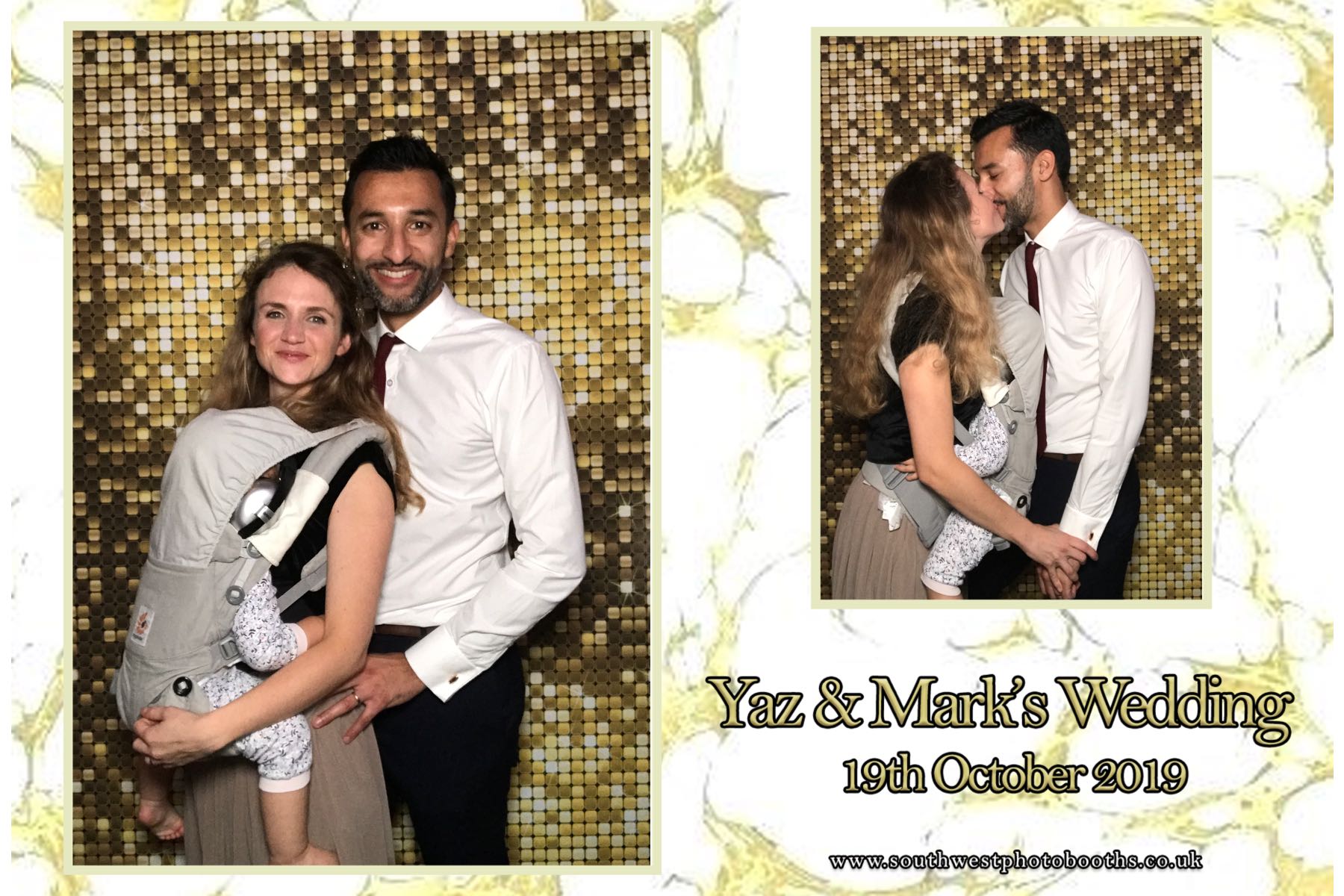 Yaz and Mark | View more photos from the event at gallery.southwestphotobooths.co.uk/u/SWPB/Yaz-and-Mark