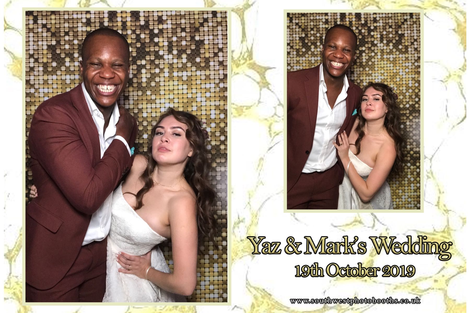 Yaz and Mark | View more photos from the event at gallery.southwestphotobooths.co.uk/u/SWPB/Yaz-and-Mark