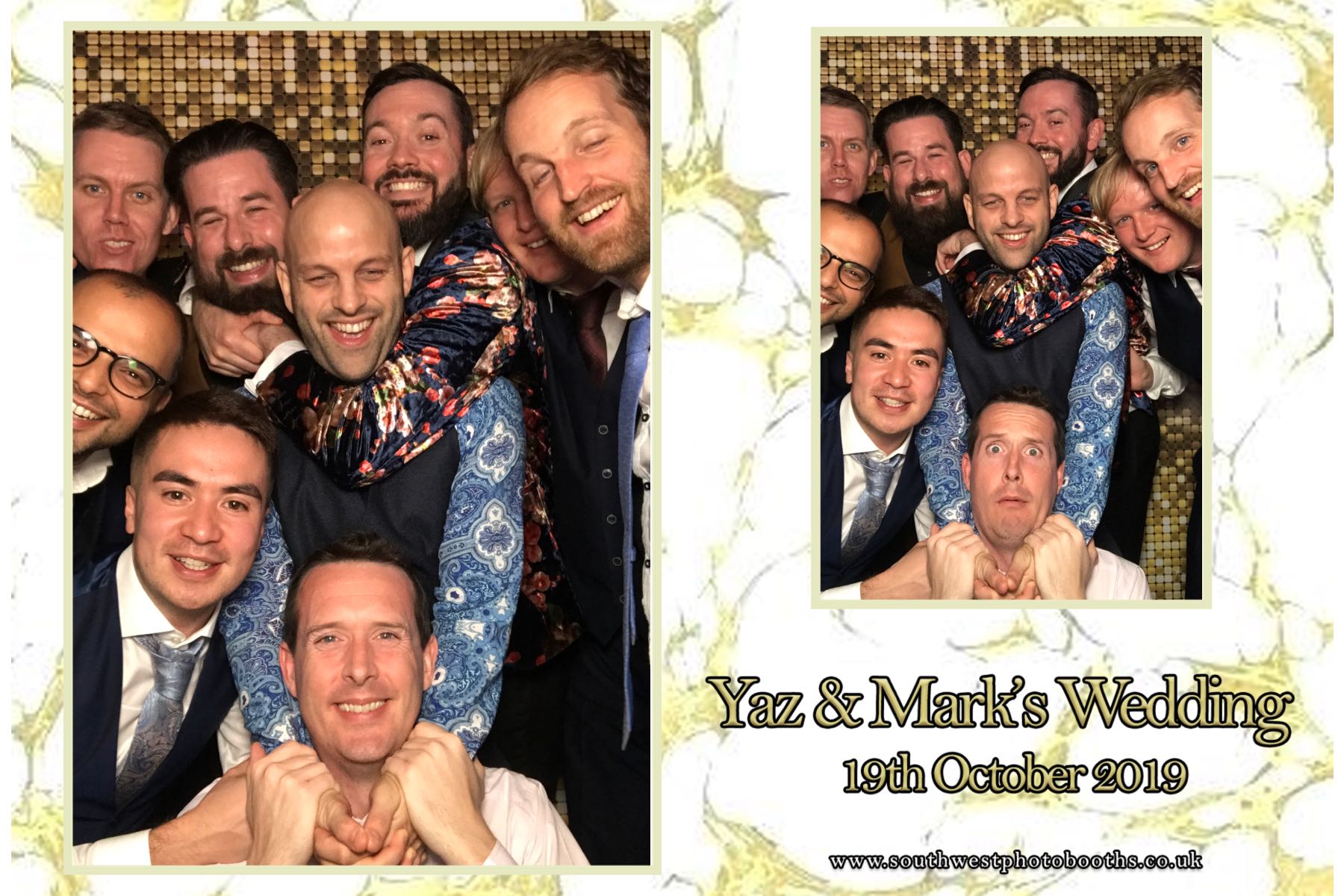 Yaz and Mark | View more photos from the event at gallery.southwestphotobooths.co.uk/u/SWPB/Yaz-and-Mark