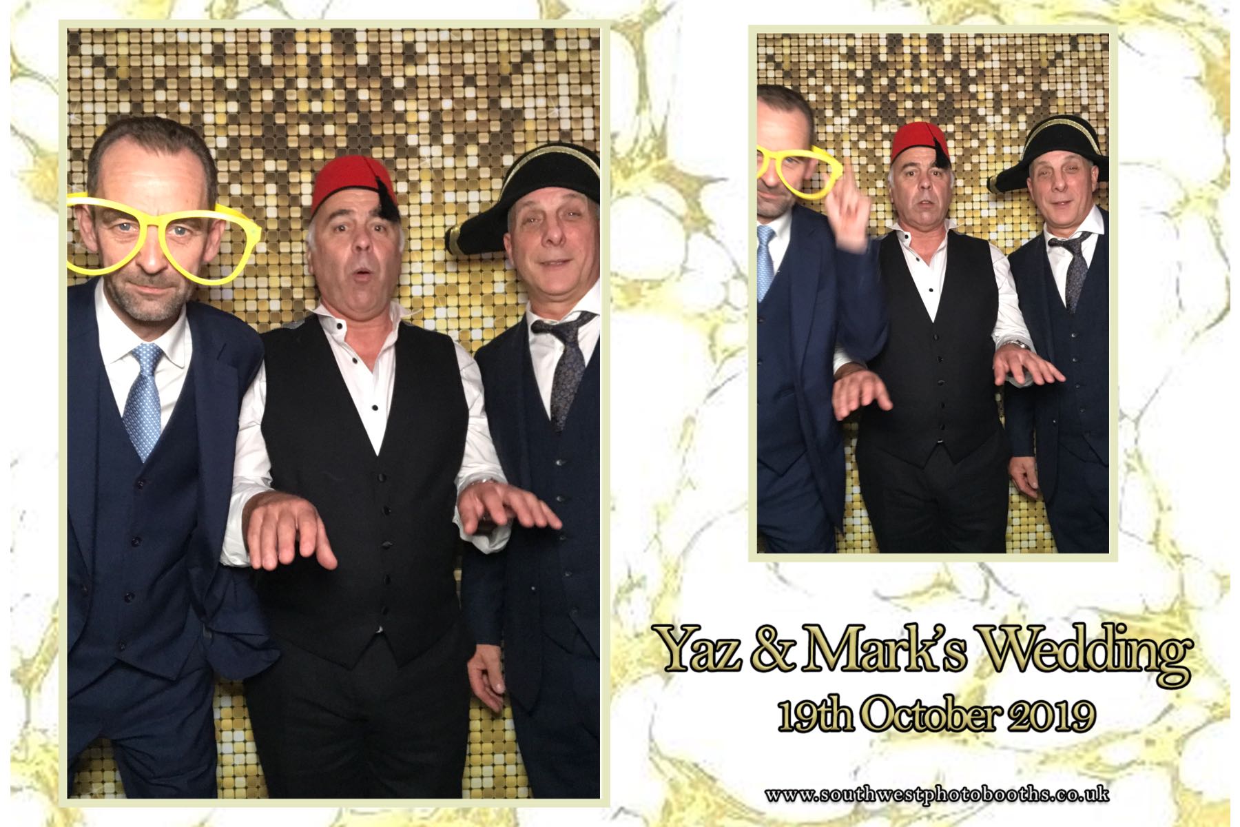 Yaz and Mark | View more photos from the event at gallery.southwestphotobooths.co.uk/u/SWPB/Yaz-and-Mark