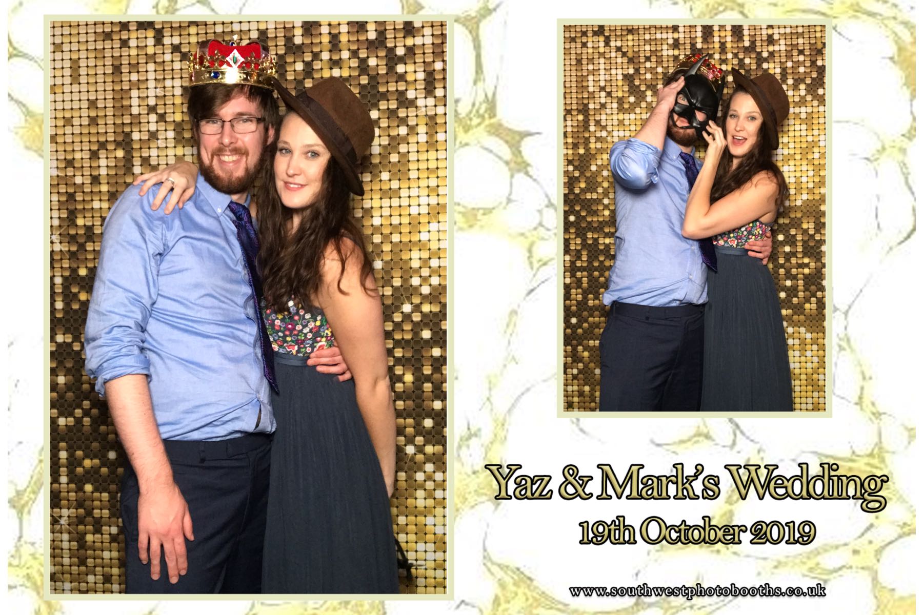 Yaz and Mark | View more photos from the event at gallery.southwestphotobooths.co.uk/u/SWPB/Yaz-and-Mark