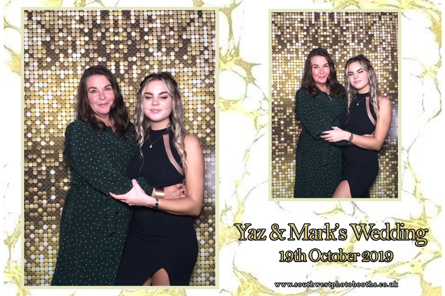 Yaz and Mark | View more photos from the event at gallery.southwestphotobooths.co.uk/u/SWPB/Yaz-and-Mark