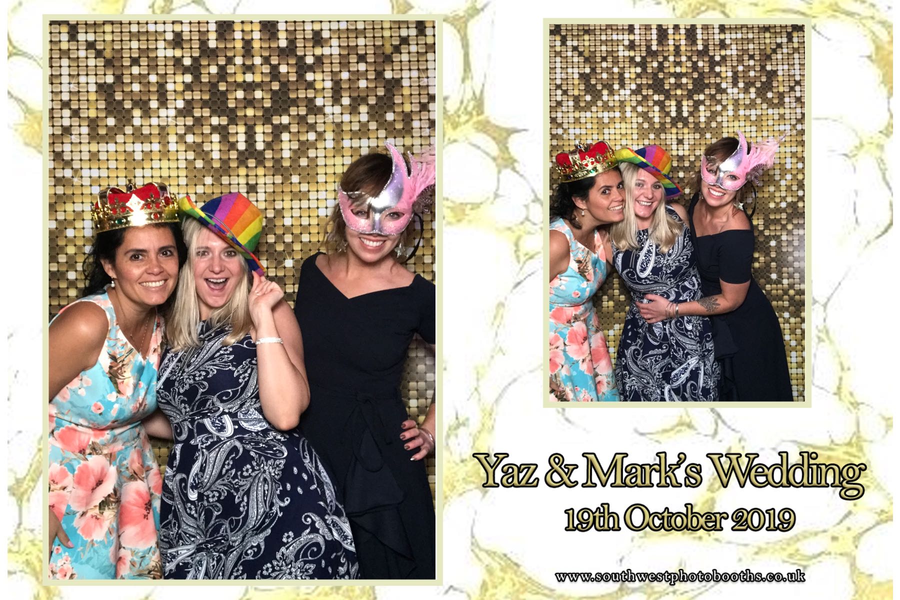 Yaz and Mark | View more photos from the event at gallery.southwestphotobooths.co.uk/u/SWPB/Yaz-and-Mark