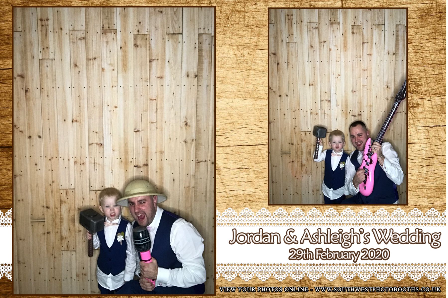 Jordan and Ashleigh | View more photos from the event at gallery.southwestphotobooths.co.uk/u/SWPB/Jordan-and-Ashleigh