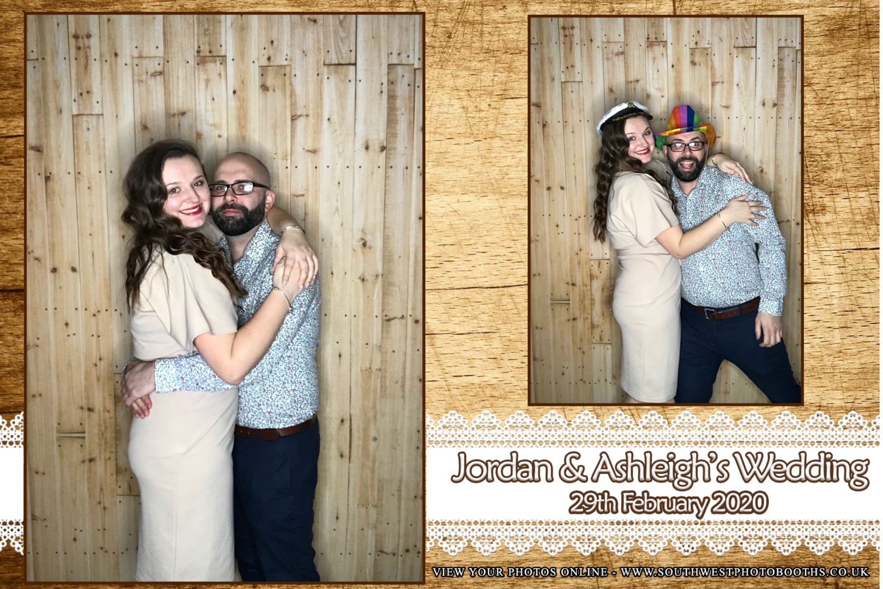 Jordan and Ashleigh | View more photos from the event at gallery.southwestphotobooths.co.uk/u/SWPB/Jordan-and-Ashleigh