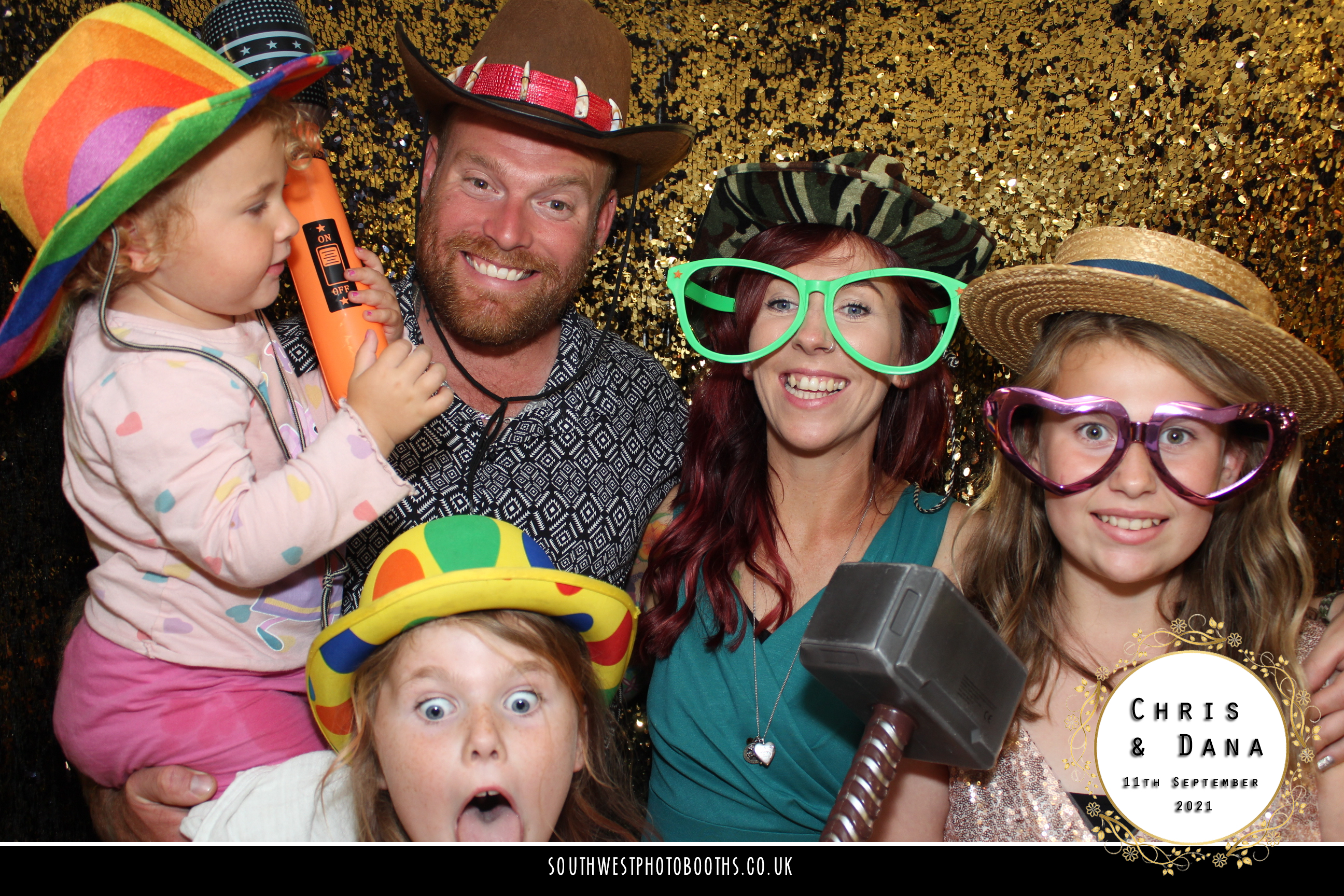 Chris and Dana | View more photos from the event at gallery.southwestphotobooths.co.uk/u/SWPB/Chris-and-Dana