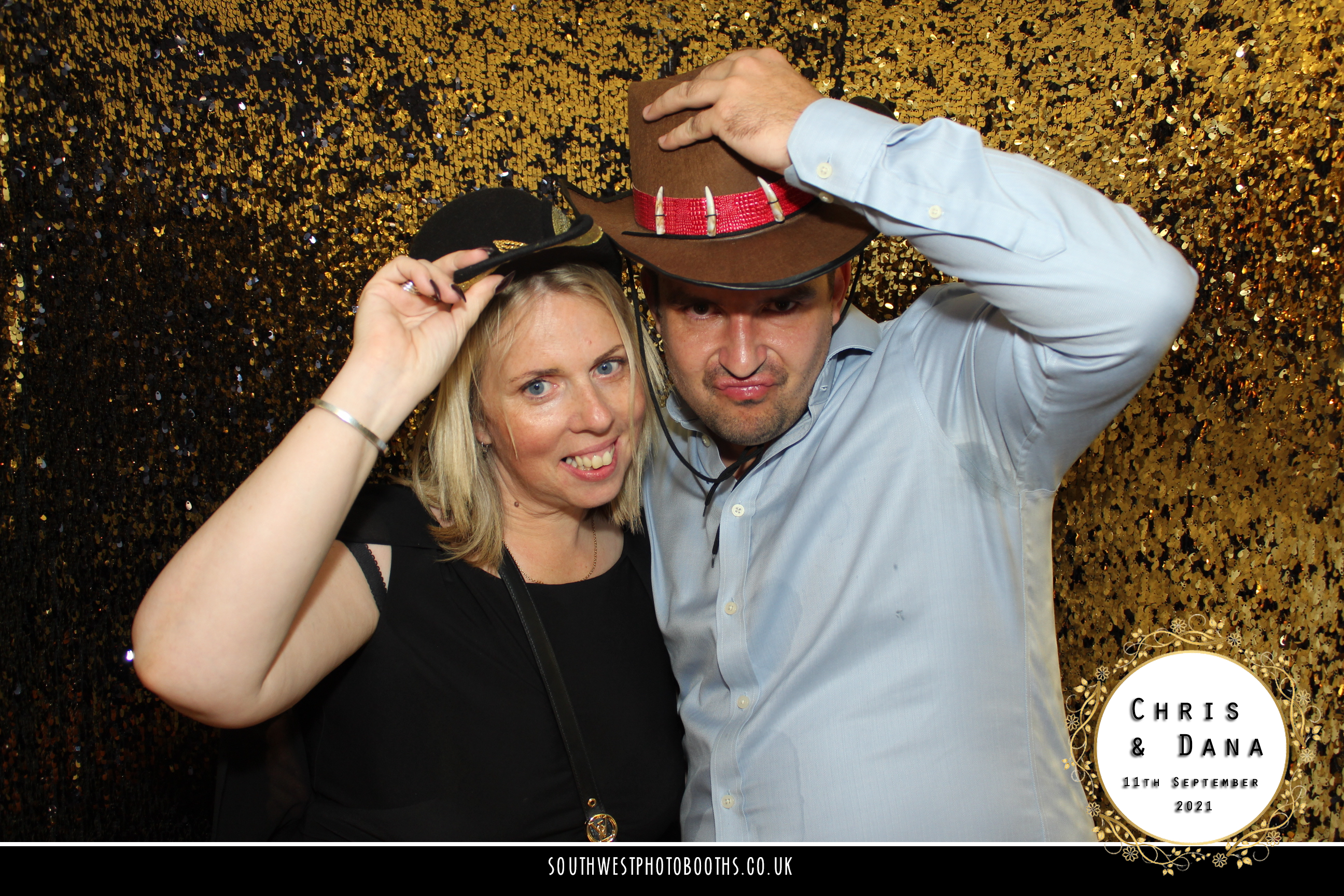 Chris and Dana | View more photos from the event at gallery.southwestphotobooths.co.uk/u/SWPB/Chris-and-Dana