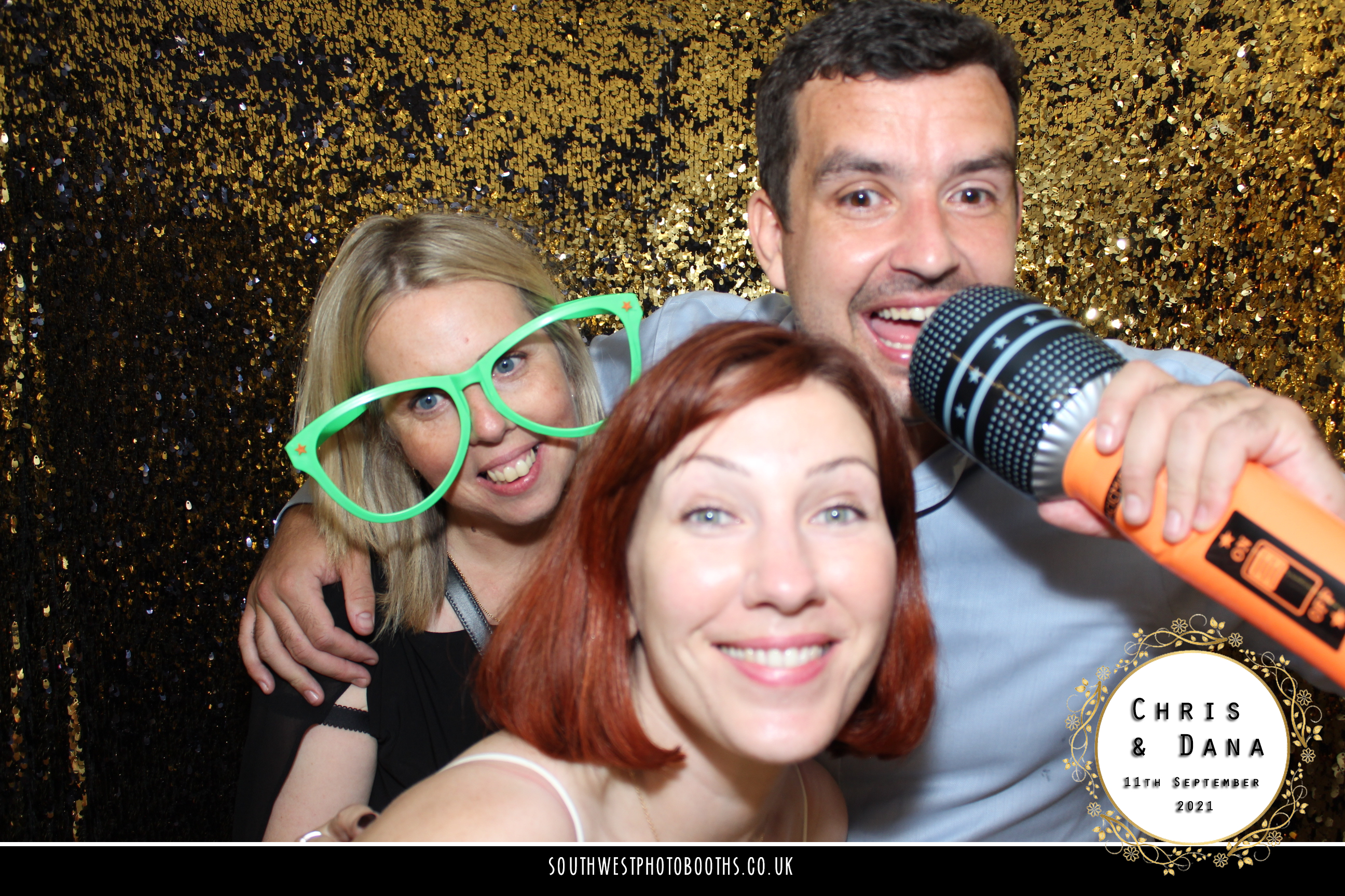 Chris and Dana | View more photos from the event at gallery.southwestphotobooths.co.uk/u/SWPB/Chris-and-Dana