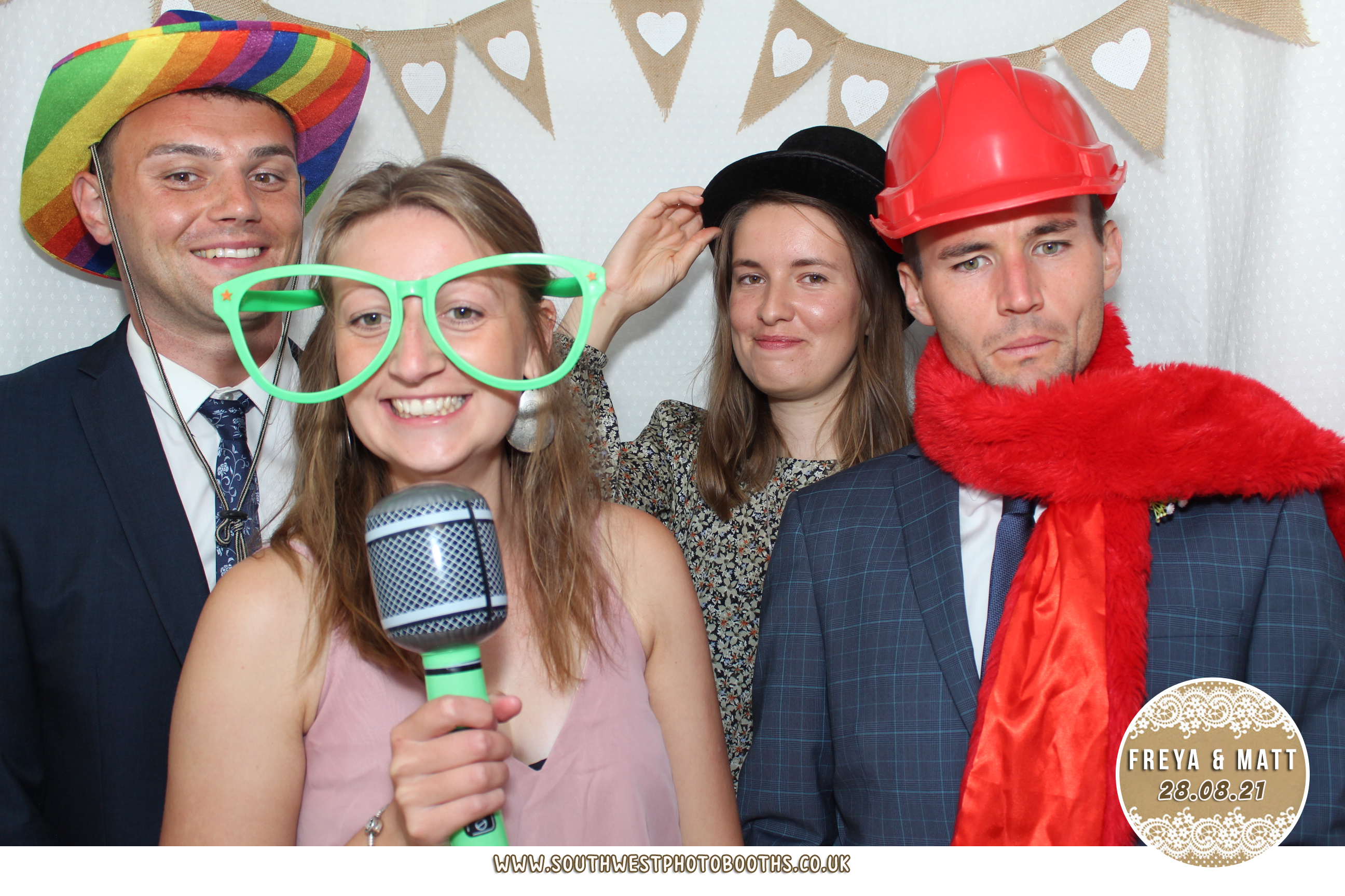 Freya and Matt | View more photos from the event at gallery.southwestphotobooths.co.uk/u/SWPB/Freya-and-Matt