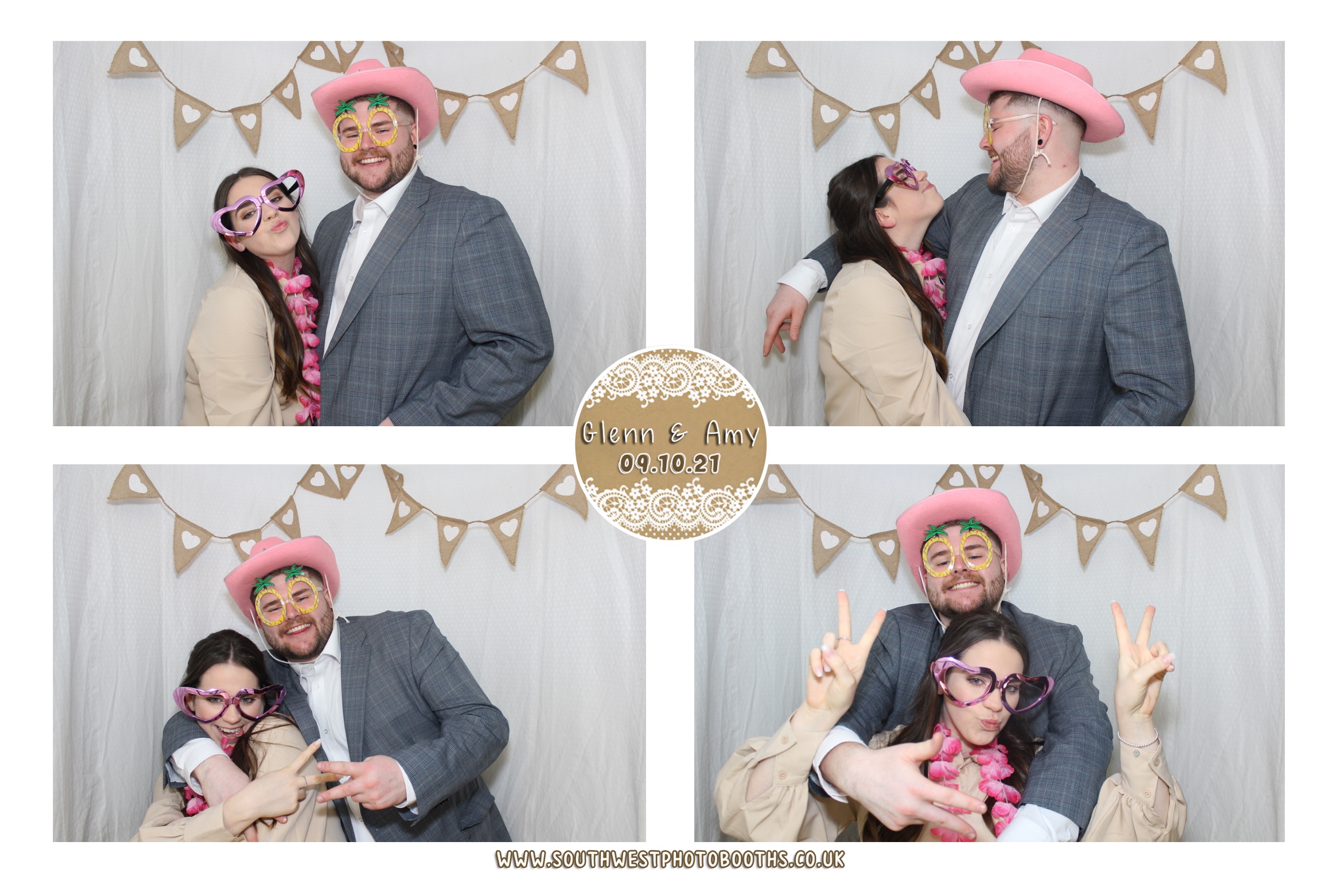 Glenn and Amy | View more photos from the event at gallery.southwestphotobooths.co.uk/u/SWPB/Glenn-and-Amy