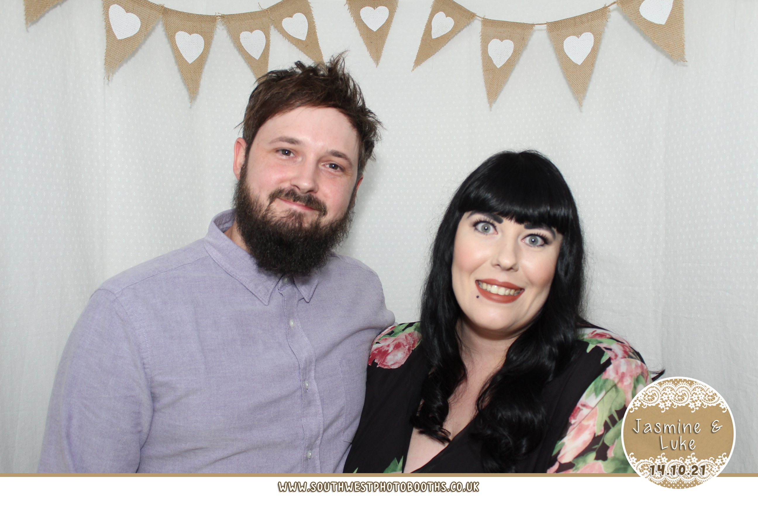 Jasmine and Luke | View more photos from the event at gallery.southwestphotobooths.co.uk/u/SWPB/Jasmine-and-Luke