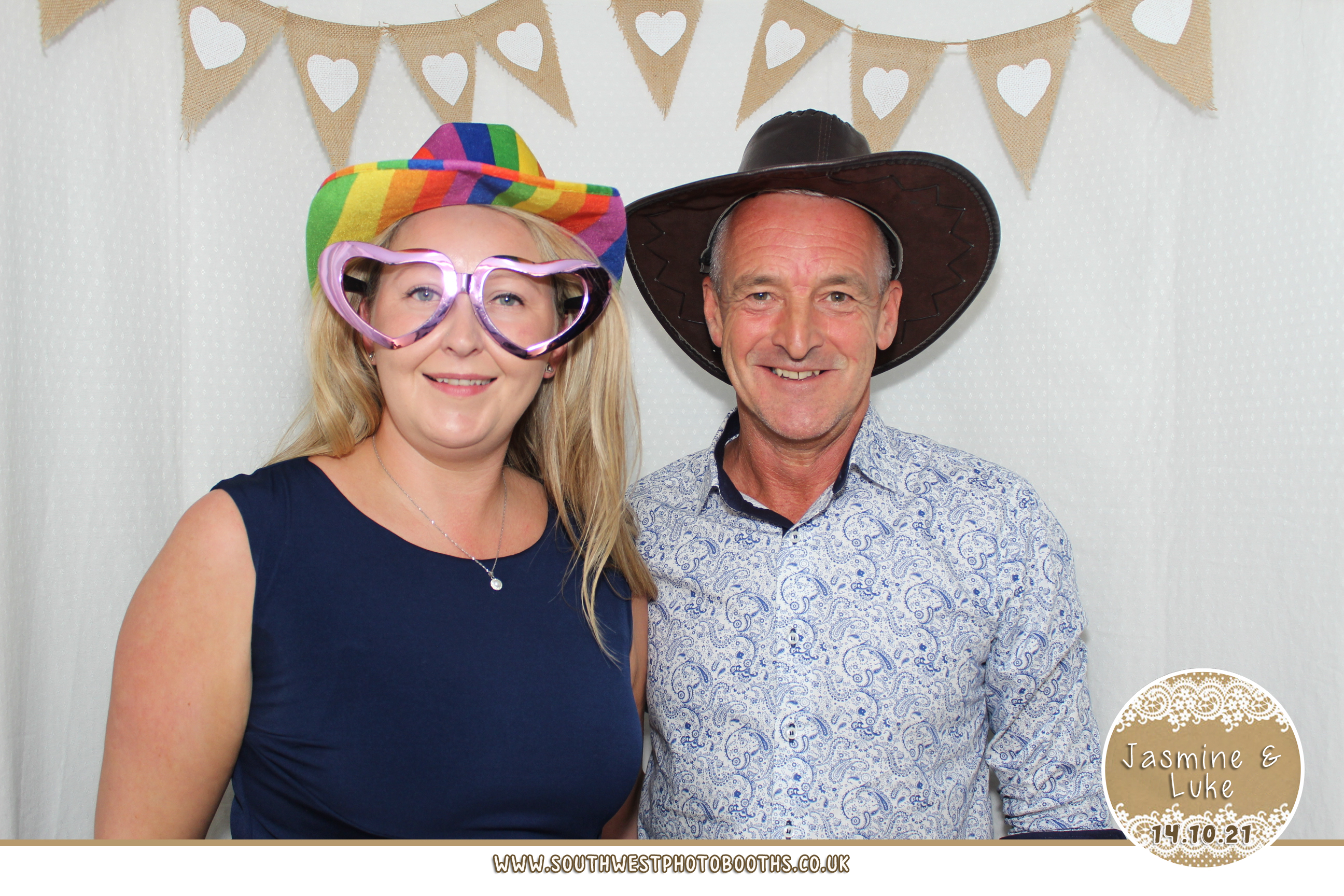 Jasmine and Luke | View more photos from the event at gallery.southwestphotobooths.co.uk/u/SWPB/Jasmine-and-Luke