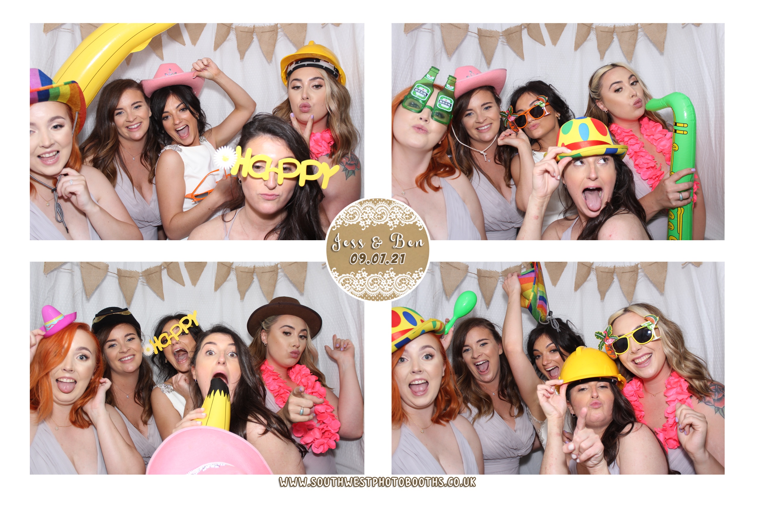 Jess and Ben | View more photos from the event at gallery.southwestphotobooths.co.uk/u/SWPB/Jess-and-Ben