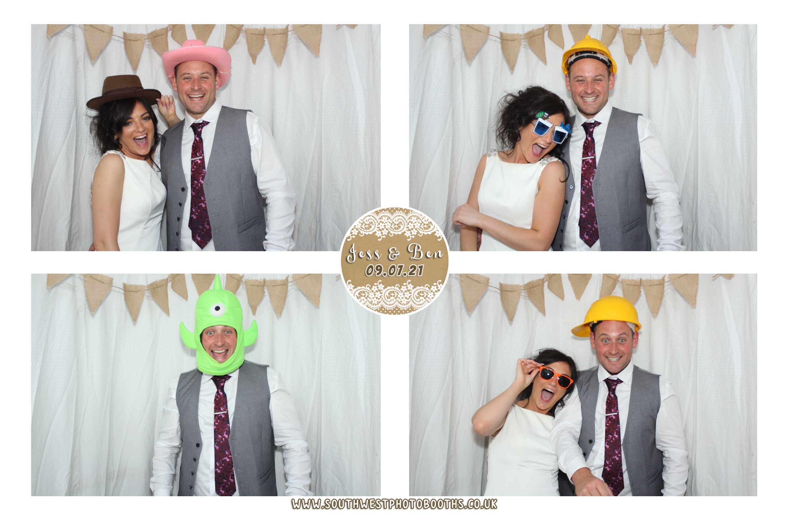 Jess and Ben | View more photos from the event at gallery.southwestphotobooths.co.uk/u/SWPB/Jess-and-Ben