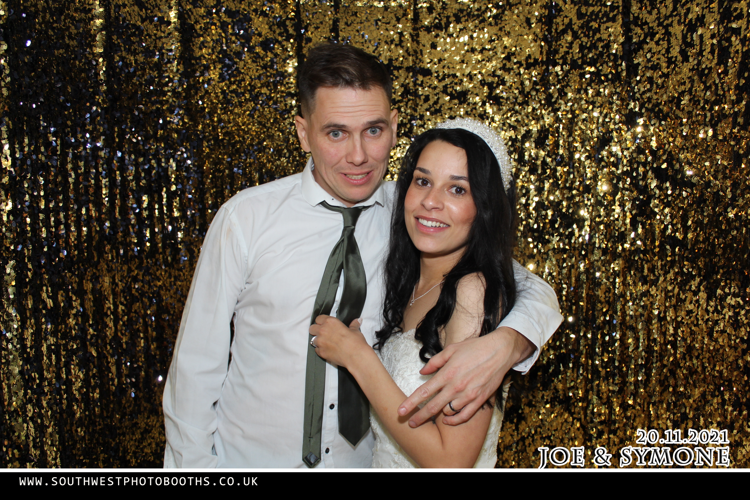 Joe and Symone | View more photos from the event at gallery.southwestphotobooths.co.uk/u/SWPB/Joe-and-Symone