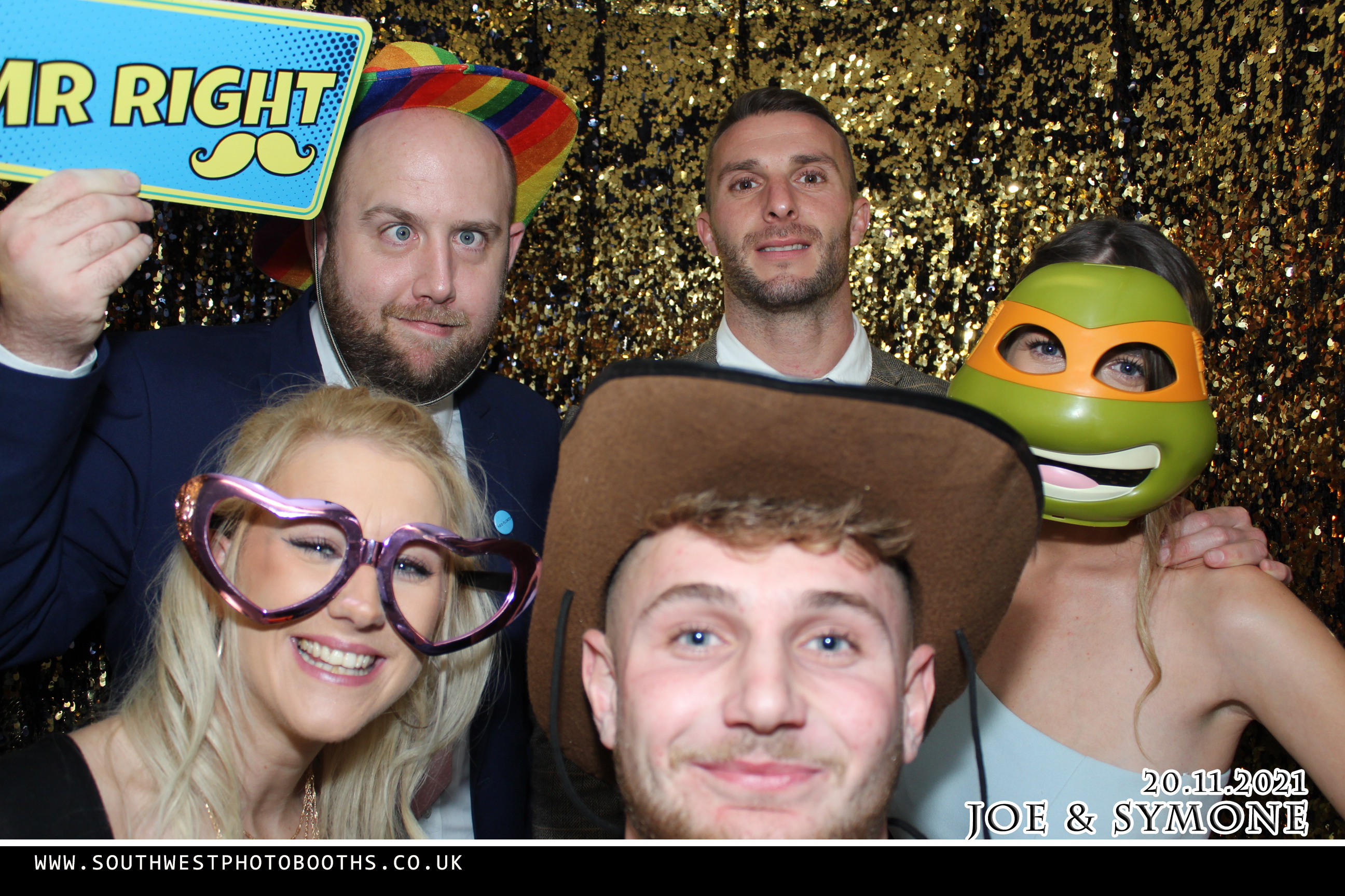 Joe and Symone | View more photos from the event at gallery.southwestphotobooths.co.uk/u/SWPB/Joe-and-Symone