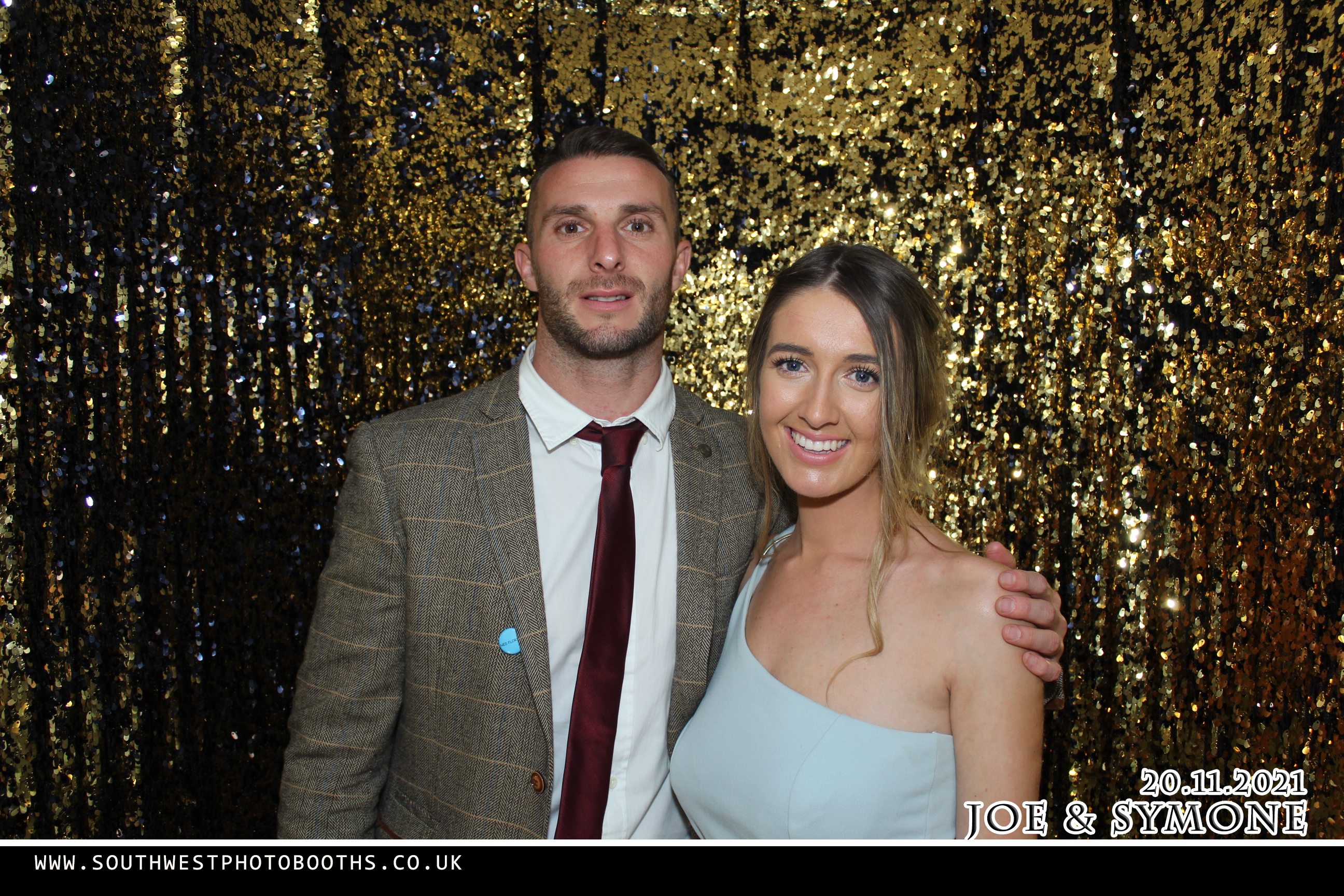 Joe and Symone | View more photos from the event at gallery.southwestphotobooths.co.uk/u/SWPB/Joe-and-Symone