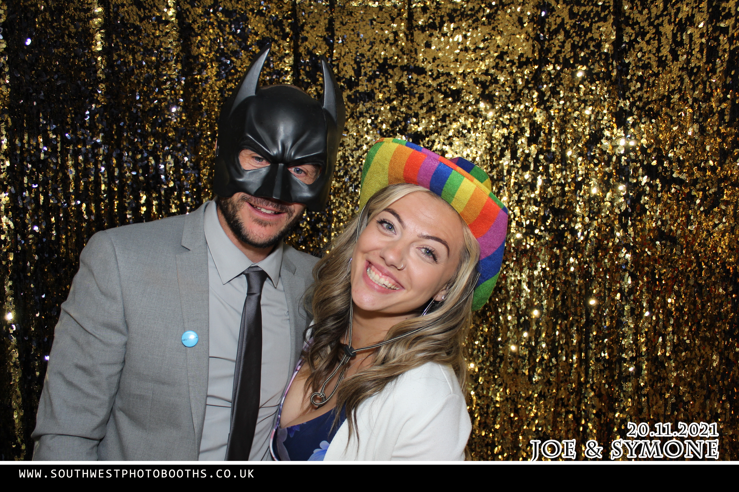Joe and Symone | View more photos from the event at gallery.southwestphotobooths.co.uk/u/SWPB/Joe-and-Symone