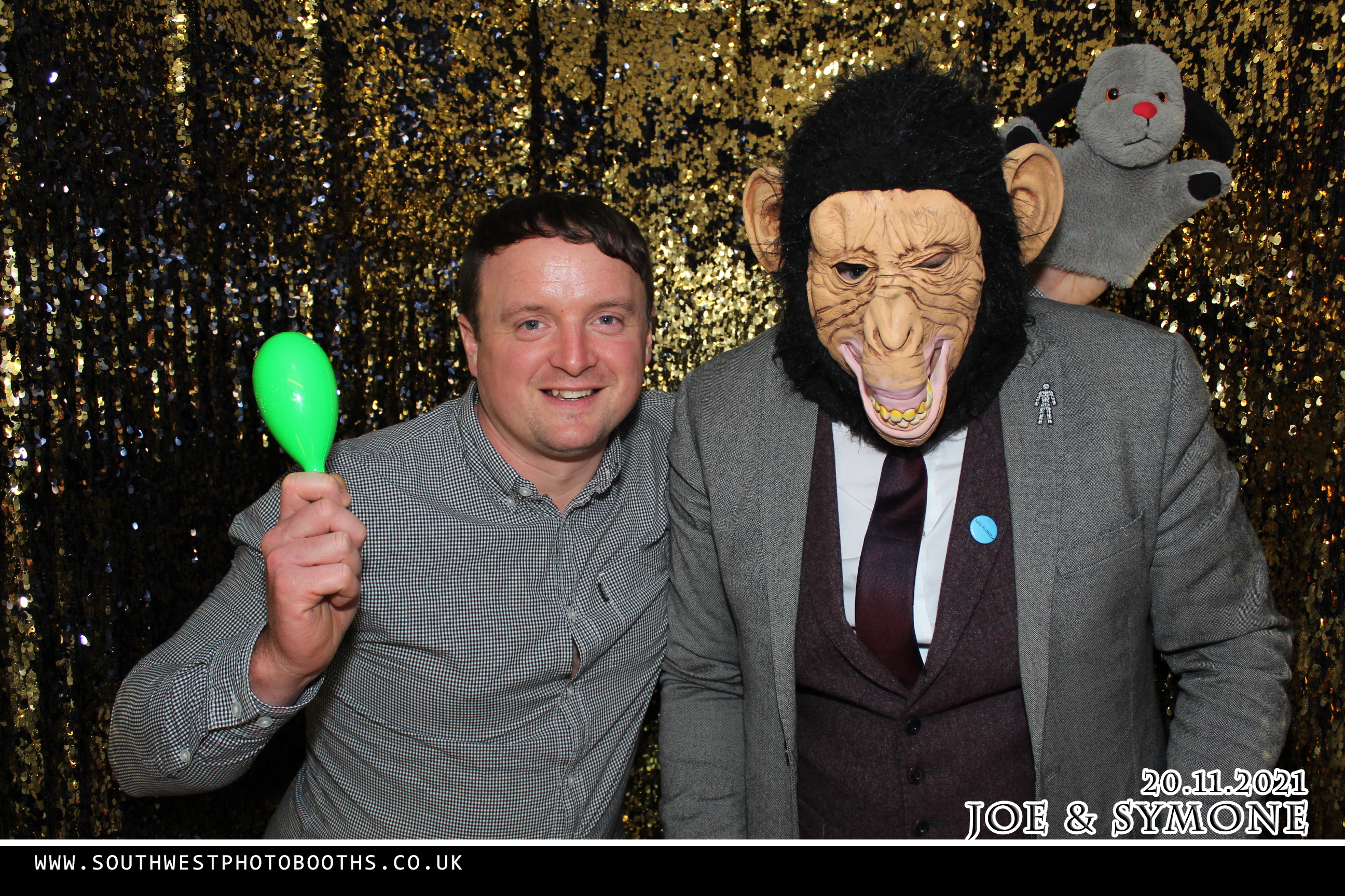 Joe and Symone | View more photos from the event at gallery.southwestphotobooths.co.uk/u/SWPB/Joe-and-Symone