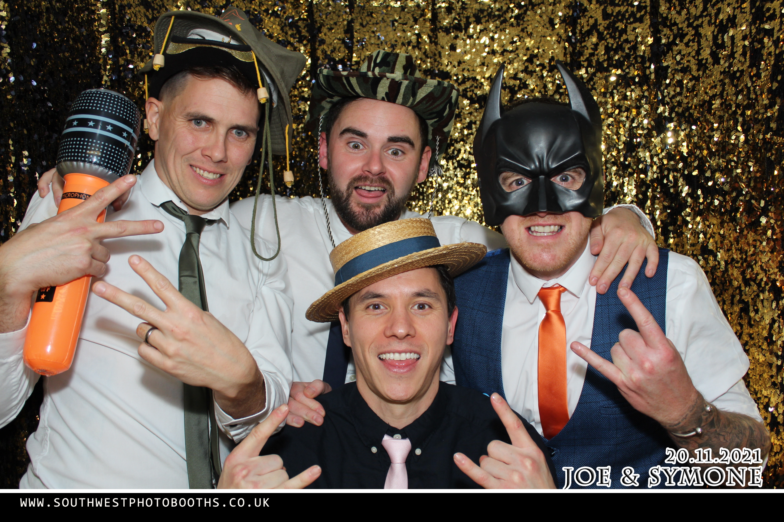 Joe and Symone | View more photos from the event at gallery.southwestphotobooths.co.uk/u/SWPB/Joe-and-Symone