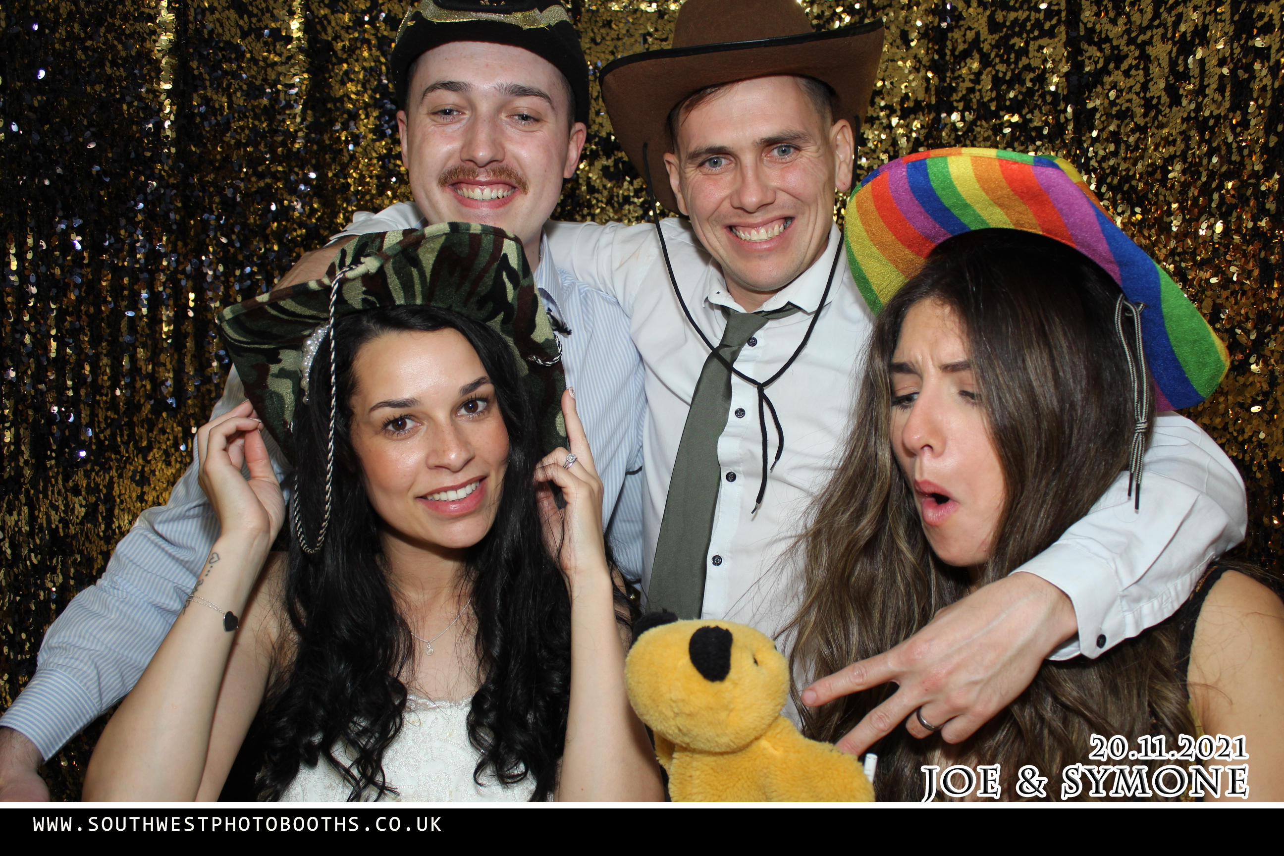 Joe and Symone | View more photos from the event at gallery.southwestphotobooths.co.uk/u/SWPB/Joe-and-Symone