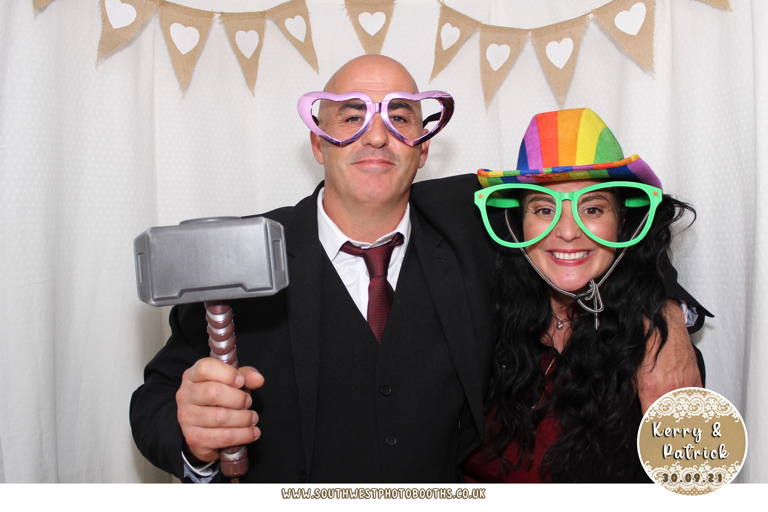 Kerry and Patrick | View more photos from the event at gallery.southwestphotobooths.co.uk/u/SWPB/Kerry-and-Patrick