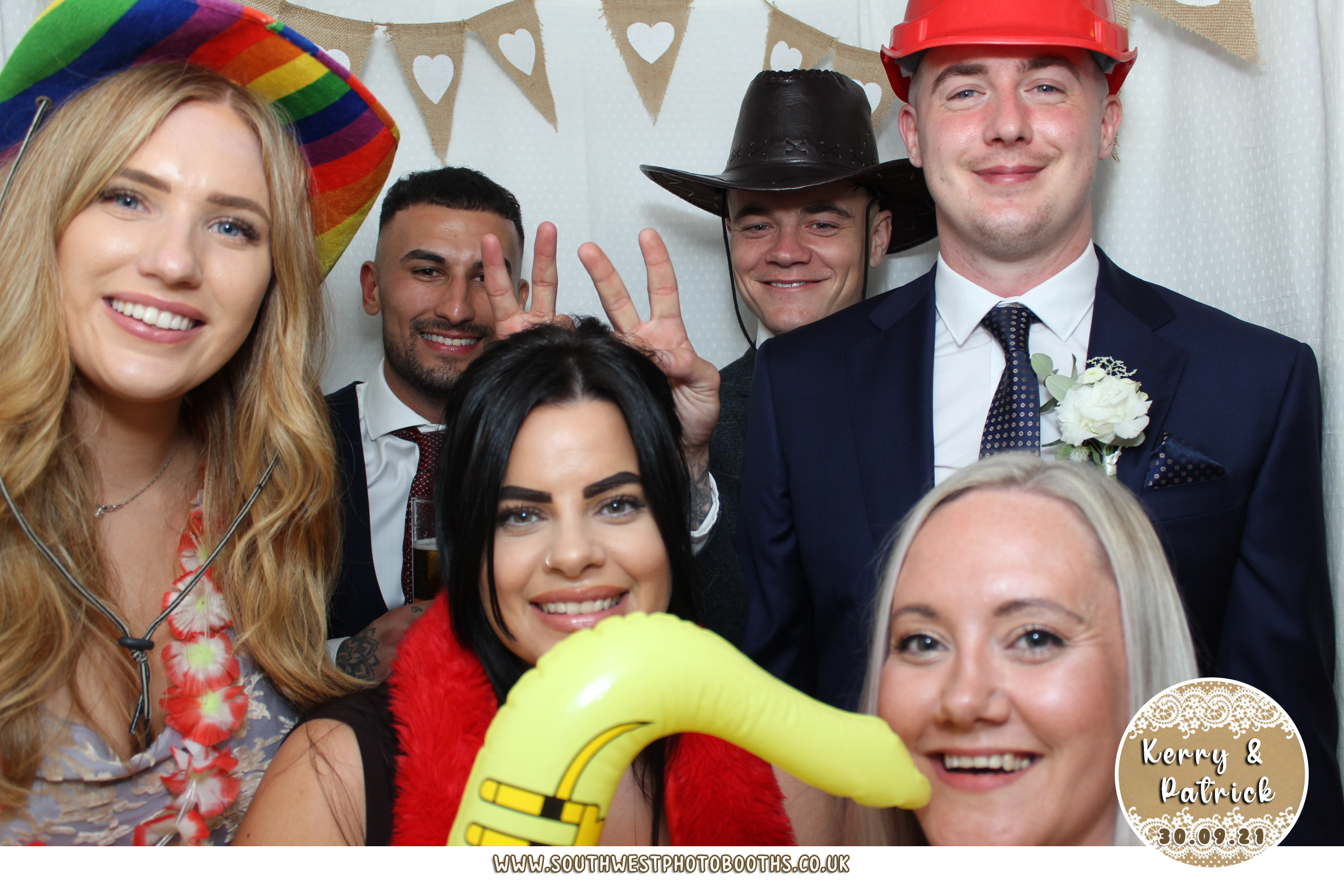 Kerry and Patrick | View more photos from the event at gallery.southwestphotobooths.co.uk/u/SWPB/Kerry-and-Patrick