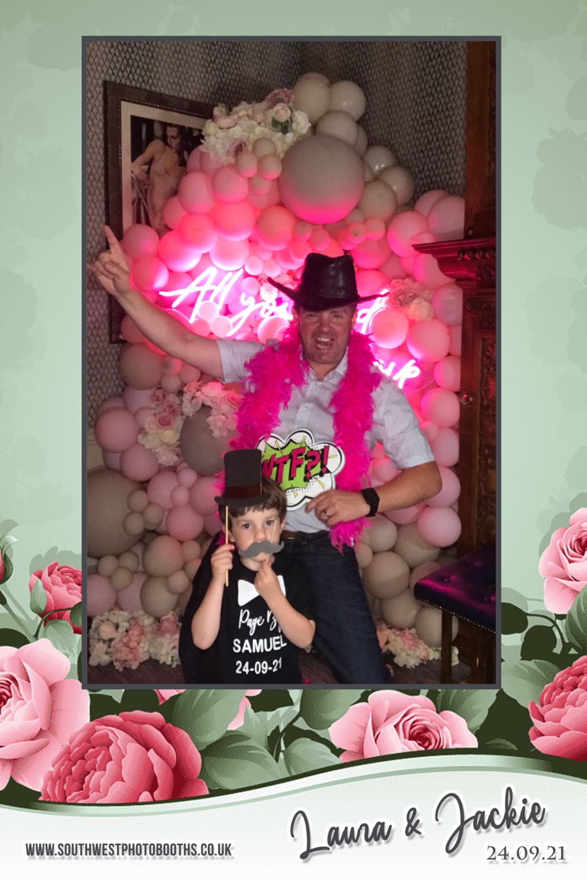 Laura and Jackie | View more photos from the event at gallery.southwestphotobooths.co.uk/u/SWPB/Laura-and-Jackie