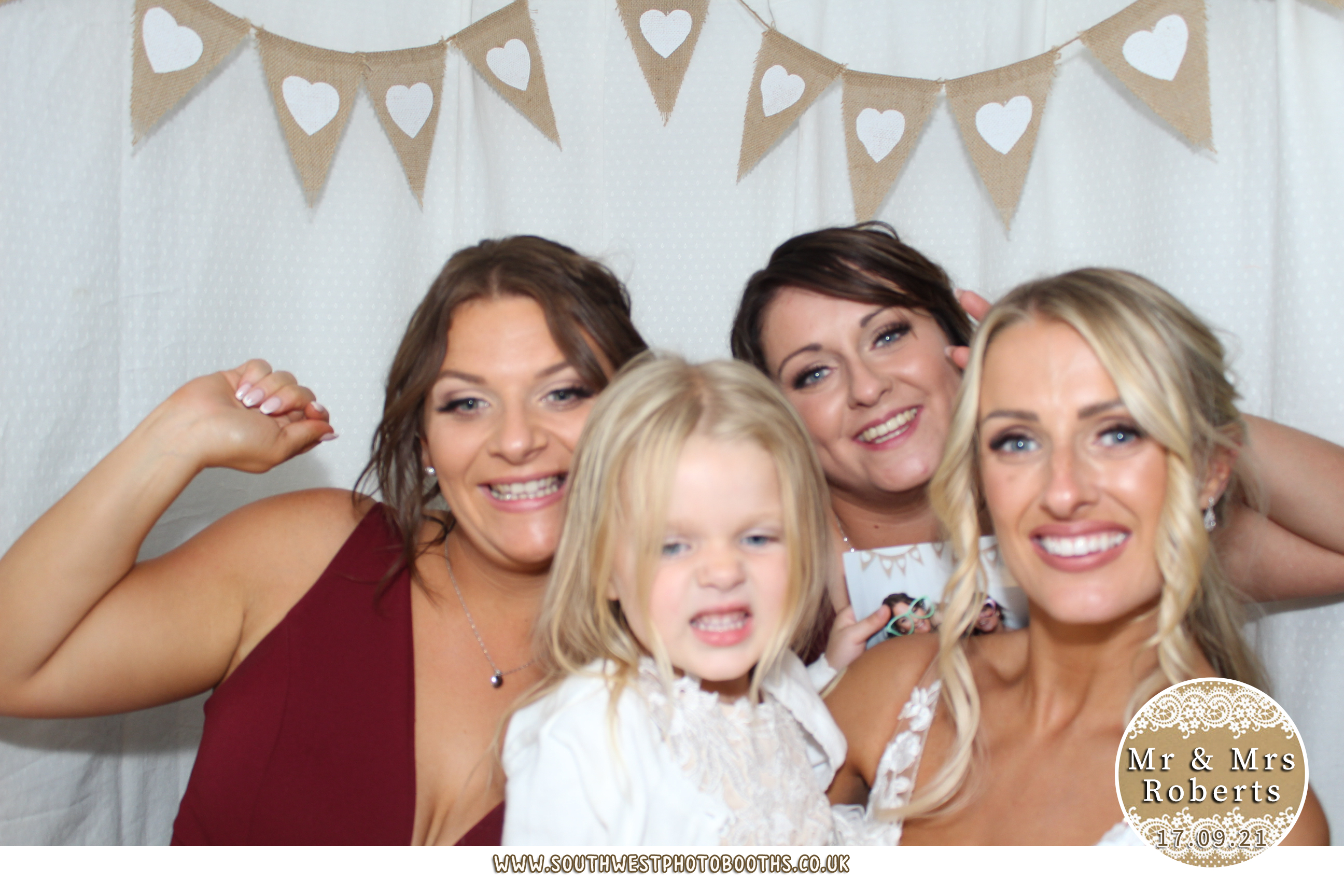 Mr and Mrs Roberts | View more photos from the event at gallery.southwestphotobooths.co.uk/u/SWPB/Mr-and-Mrs-Roberts