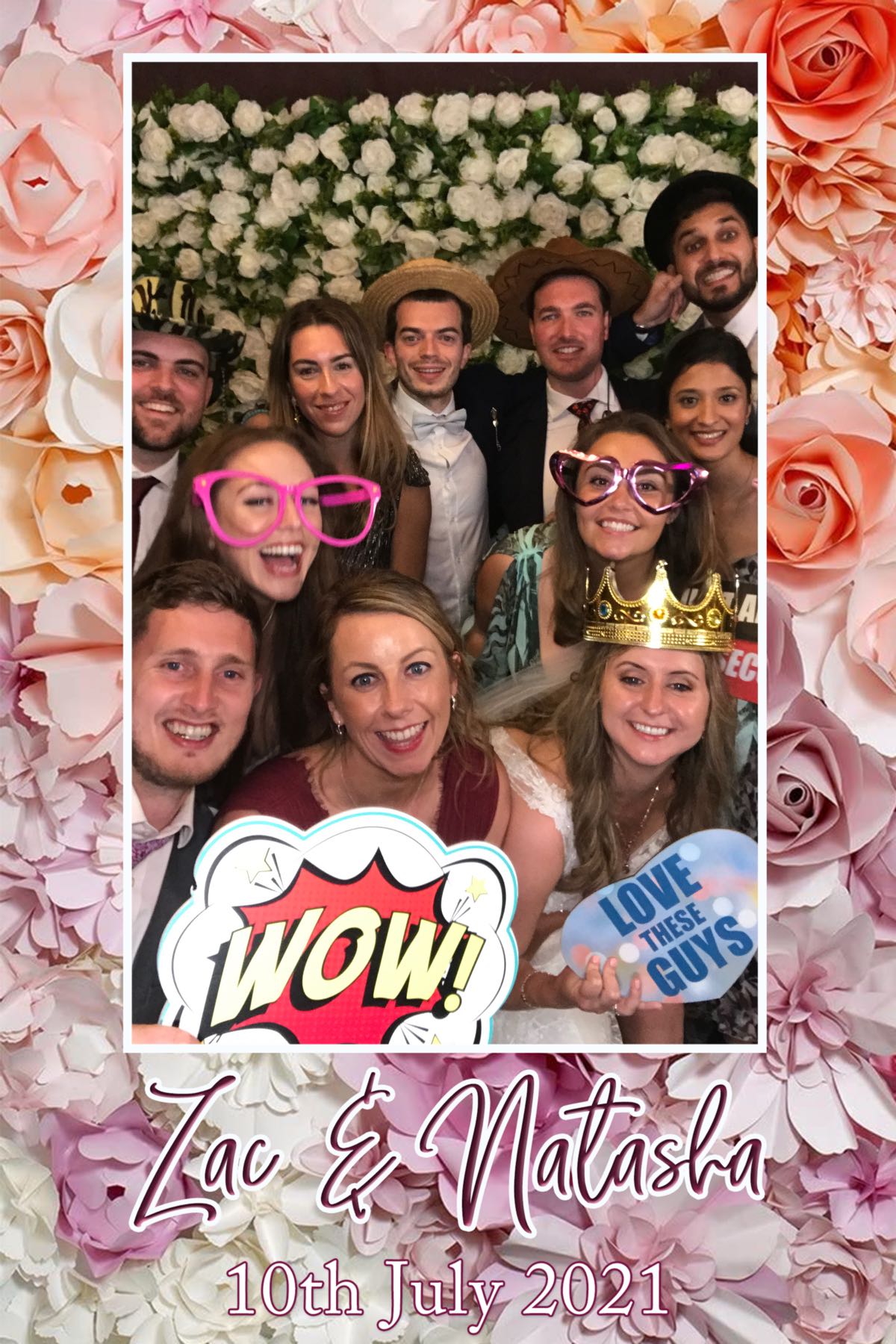 Natasha and Zac | View more photos from the event at gallery.southwestphotobooths.co.uk/u/SWPB/Natasha-and-Zac