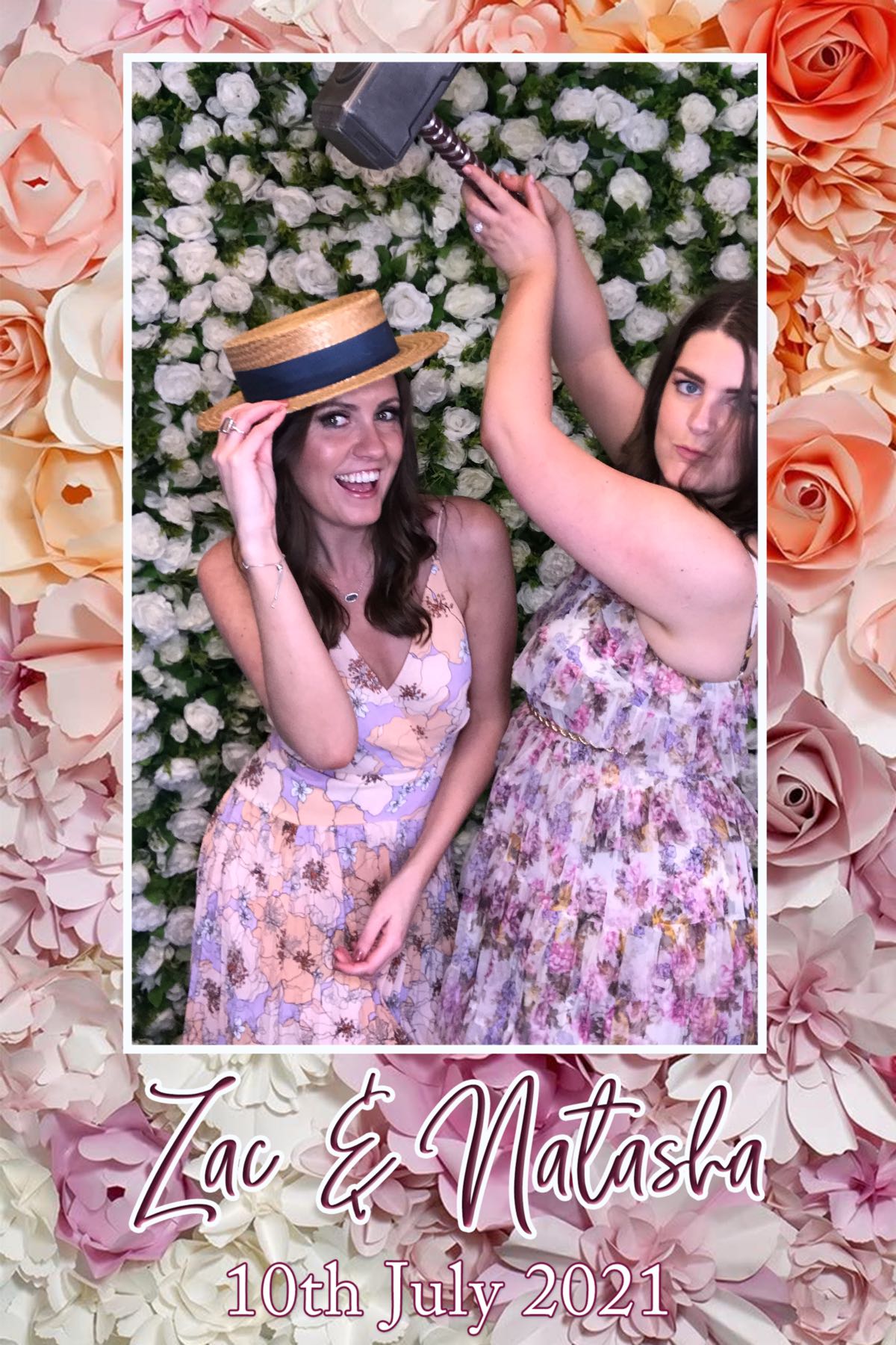 Natasha and Zac | View more photos from the event at gallery.southwestphotobooths.co.uk/u/SWPB/Natasha-and-Zac