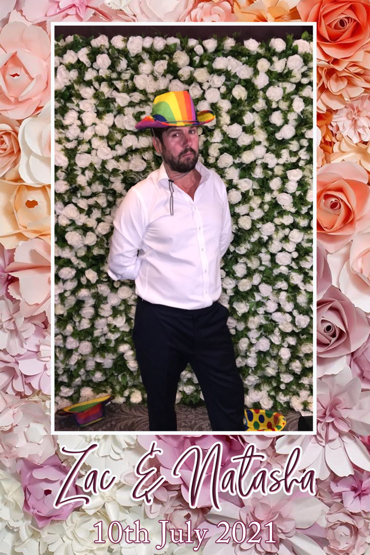 Natasha and Zac | View more photos from the event at gallery.southwestphotobooths.co.uk/u/SWPB/Natasha-and-Zac