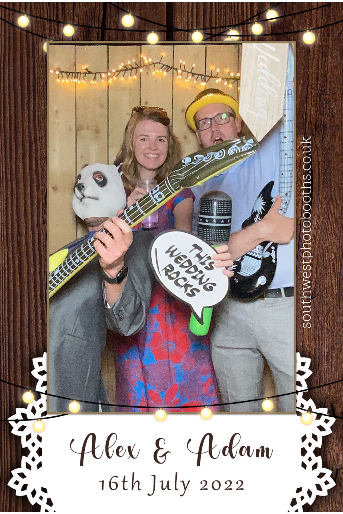 Alex and Adam | View more photos from the event at gallery.southwestphotobooths.co.uk/u/SWPB/Alex-and-Adam