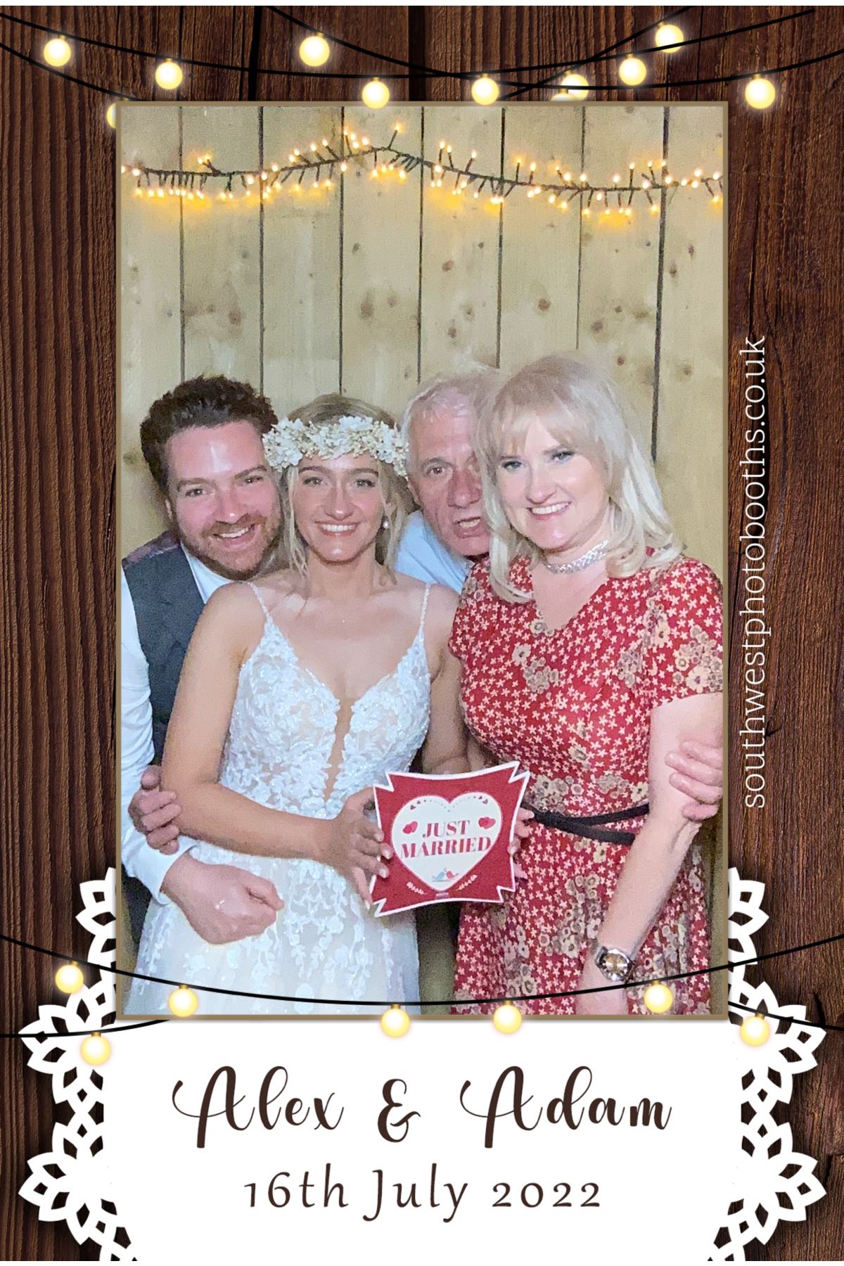 Alex and Adam | View more photos from the event at gallery.southwestphotobooths.co.uk/u/SWPB/Alex-and-Adam
