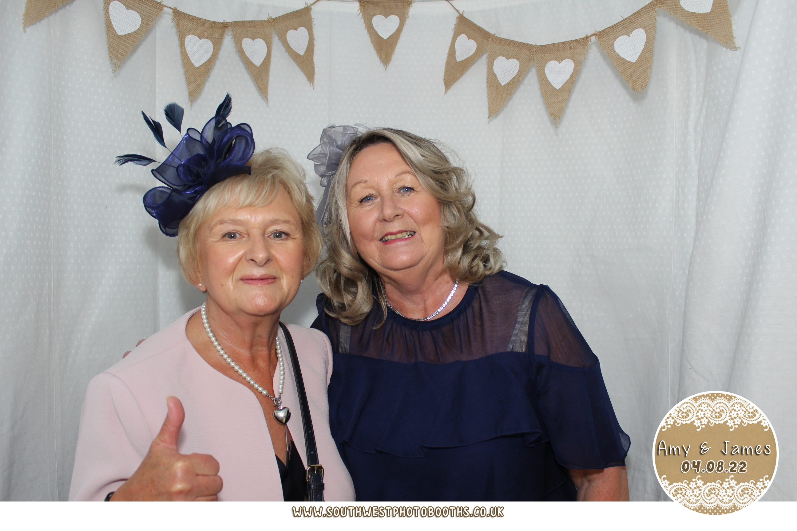 Amy and James | View more photos from the event at gallery.southwestphotobooths.co.uk/u/SWPB/Amy-and-James