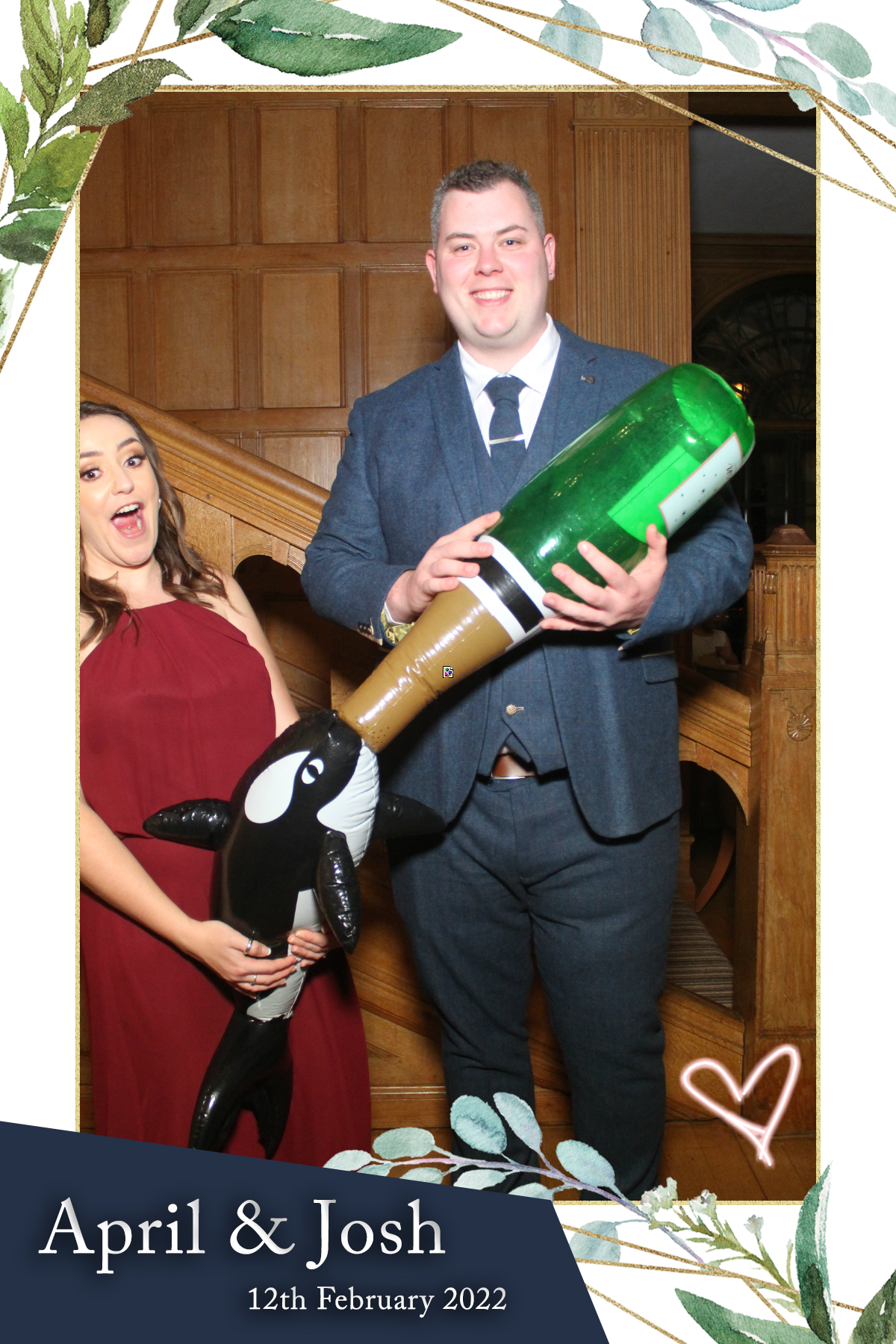 April and Josh | View more photos from the event at gallery.southwestphotobooths.co.uk/u/SWPB/April-and-Josh