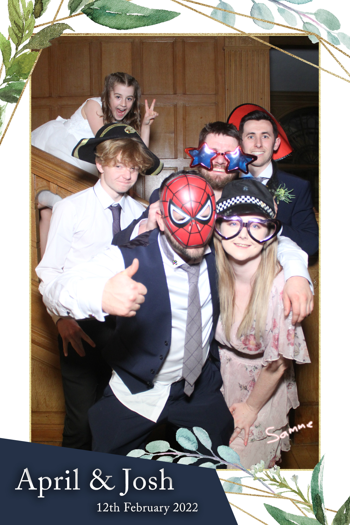 April and Josh | View more photos from the event at gallery.southwestphotobooths.co.uk/u/SWPB/April-and-Josh