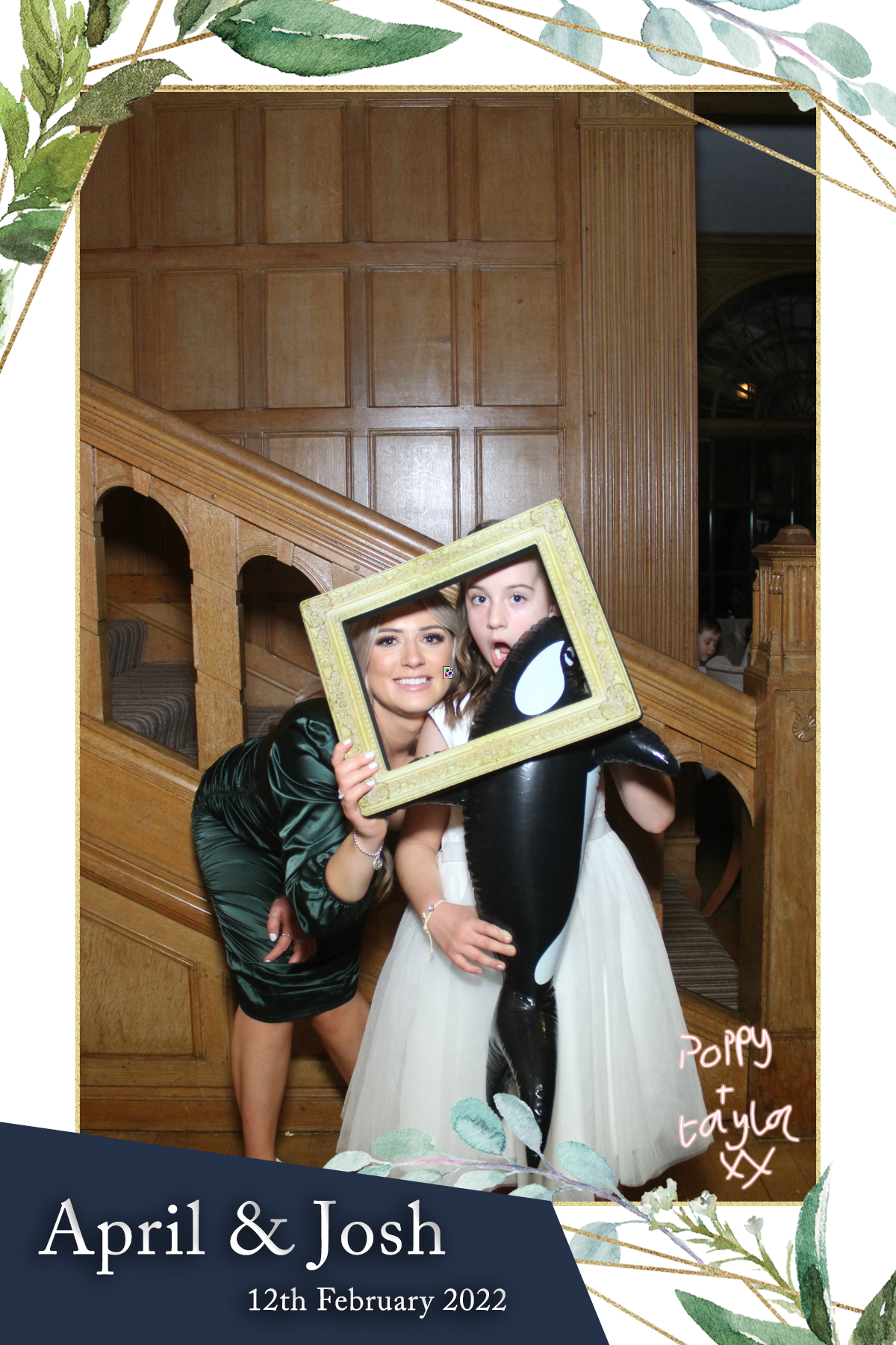 April and Josh | View more photos from the event at gallery.southwestphotobooths.co.uk/u/SWPB/April-and-Josh