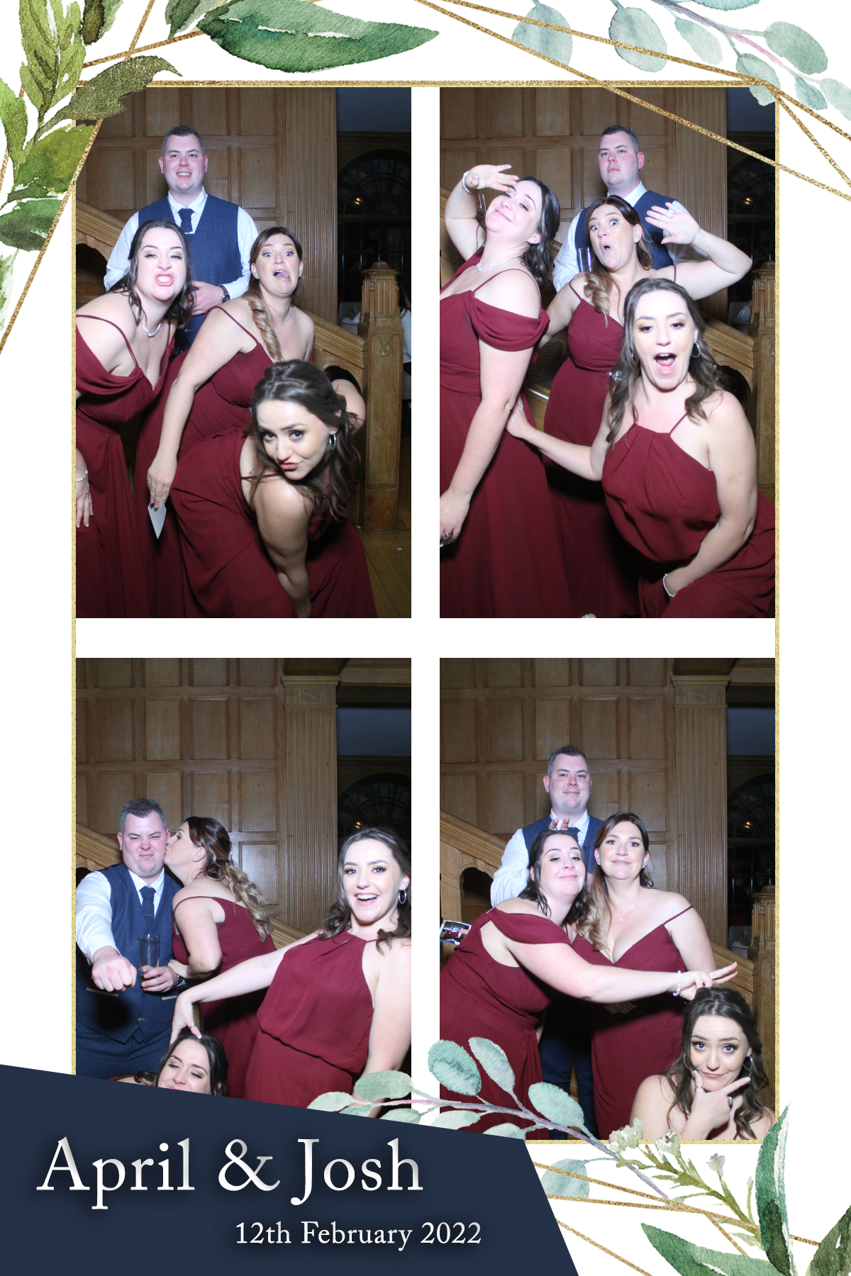 April and Josh | View more photos from the event at gallery.southwestphotobooths.co.uk/u/SWPB/April-and-Josh