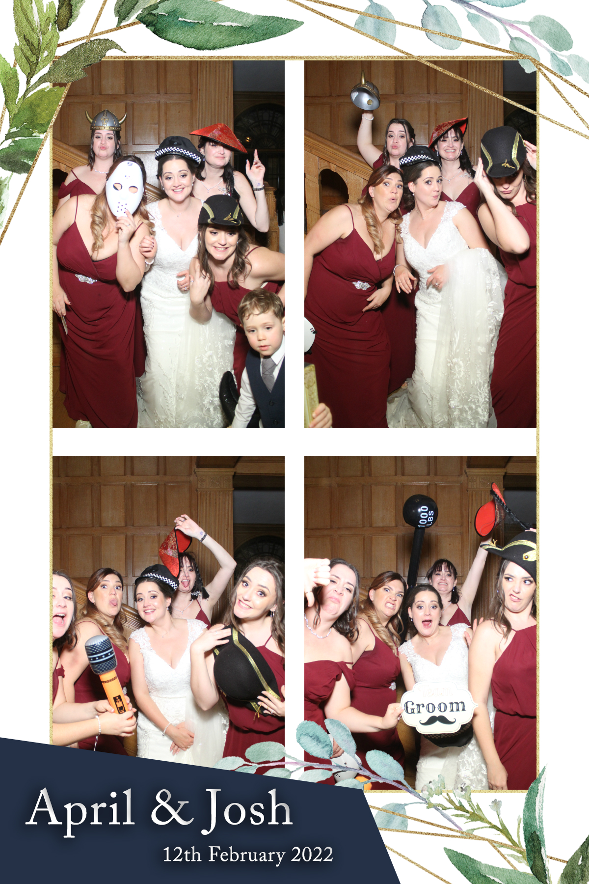 April and Josh | View more photos from the event at gallery.southwestphotobooths.co.uk/u/SWPB/April-and-Josh
