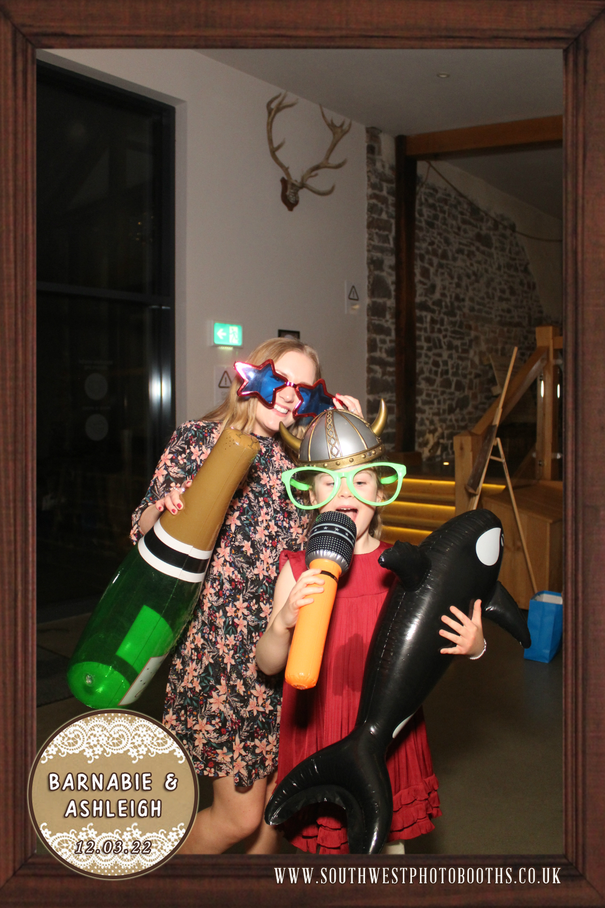 Barnabie and Ashleigh | View more photos from the event at gallery.southwestphotobooths.co.uk/u/SWPB/Barnabie-and-Ashleigh