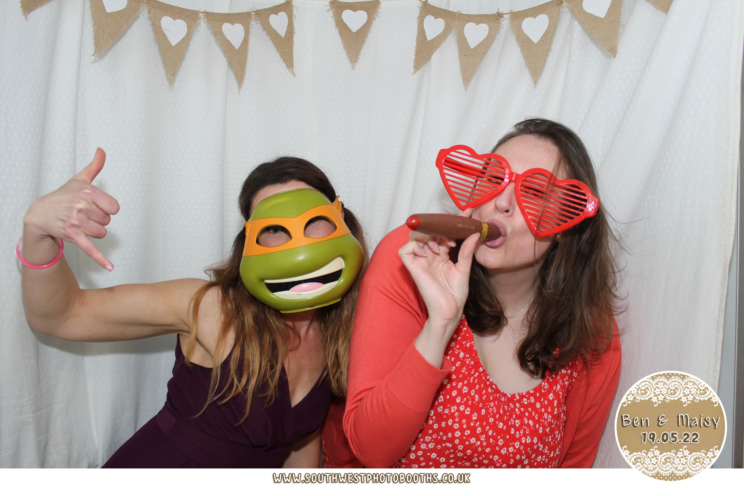 Ben and Maisy | View more photos from the event at gallery.southwestphotobooths.co.uk/u/SWPB/Ben-and-Maisy
