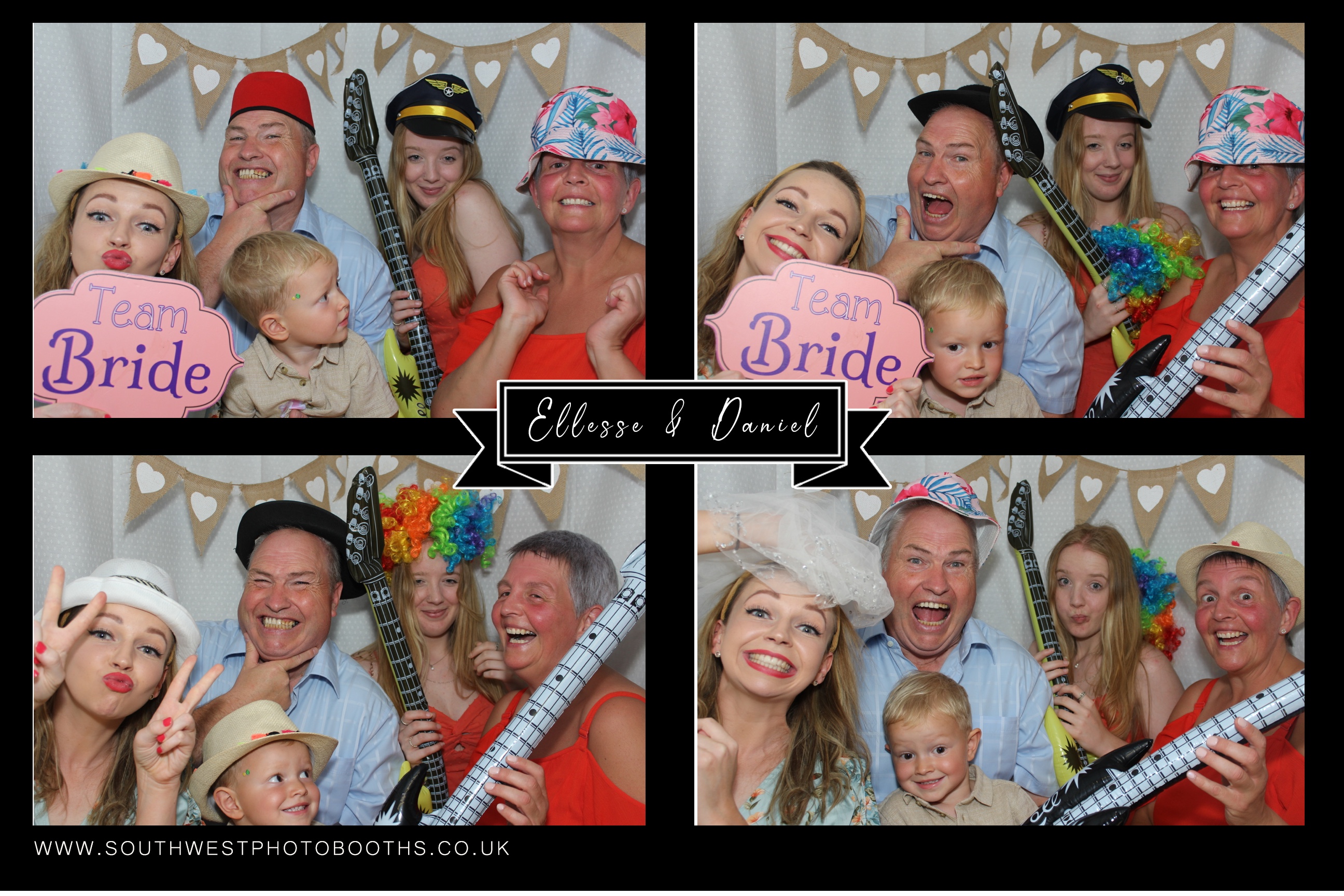 Ellesse and Daniel | View more photos from the event at gallery.southwestphotobooths.co.uk/u/SWPB/Ellesse-and-Daniel