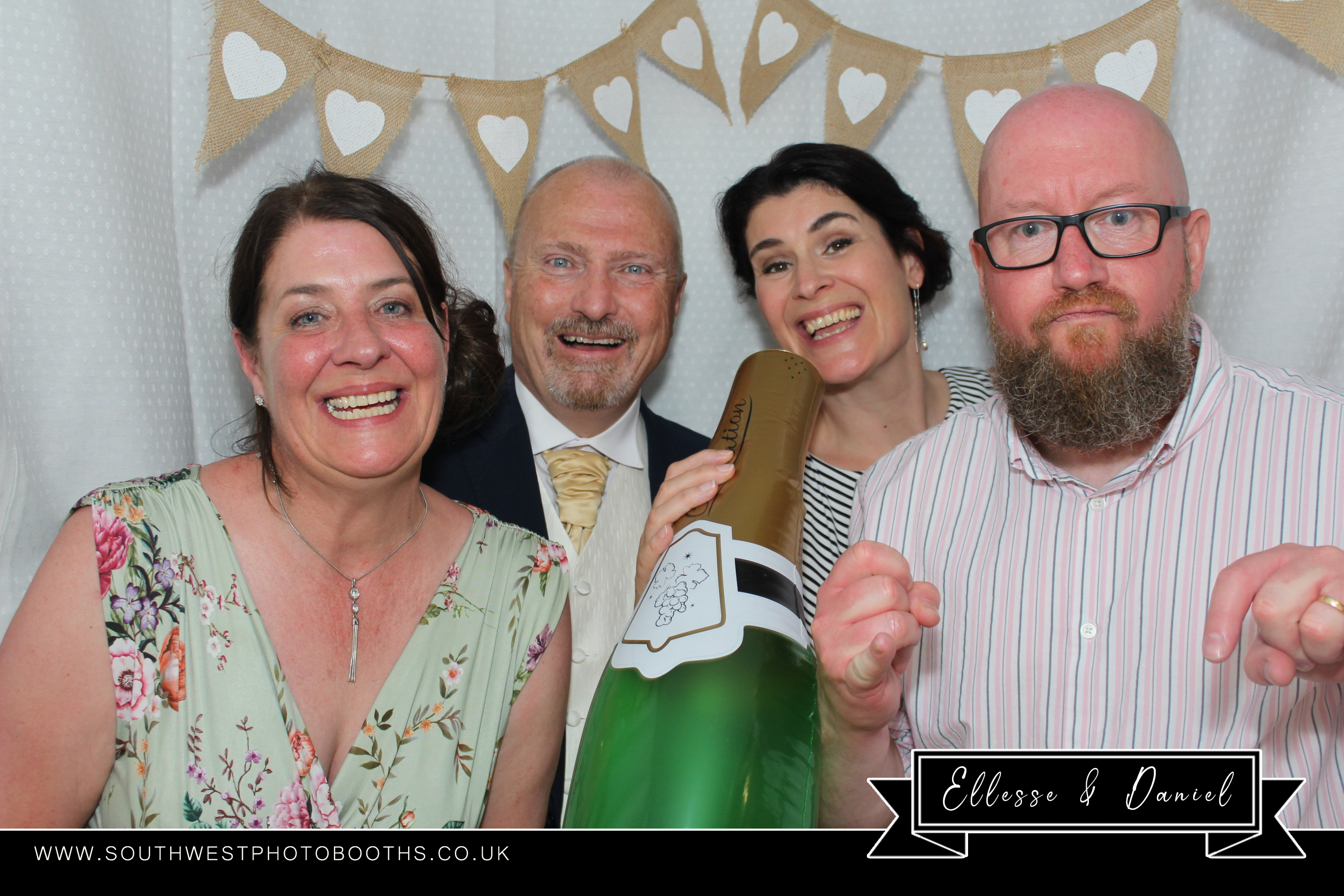 Ellesse and Daniel | View more photos from the event at gallery.southwestphotobooths.co.uk/u/SWPB/Ellesse-and-Daniel