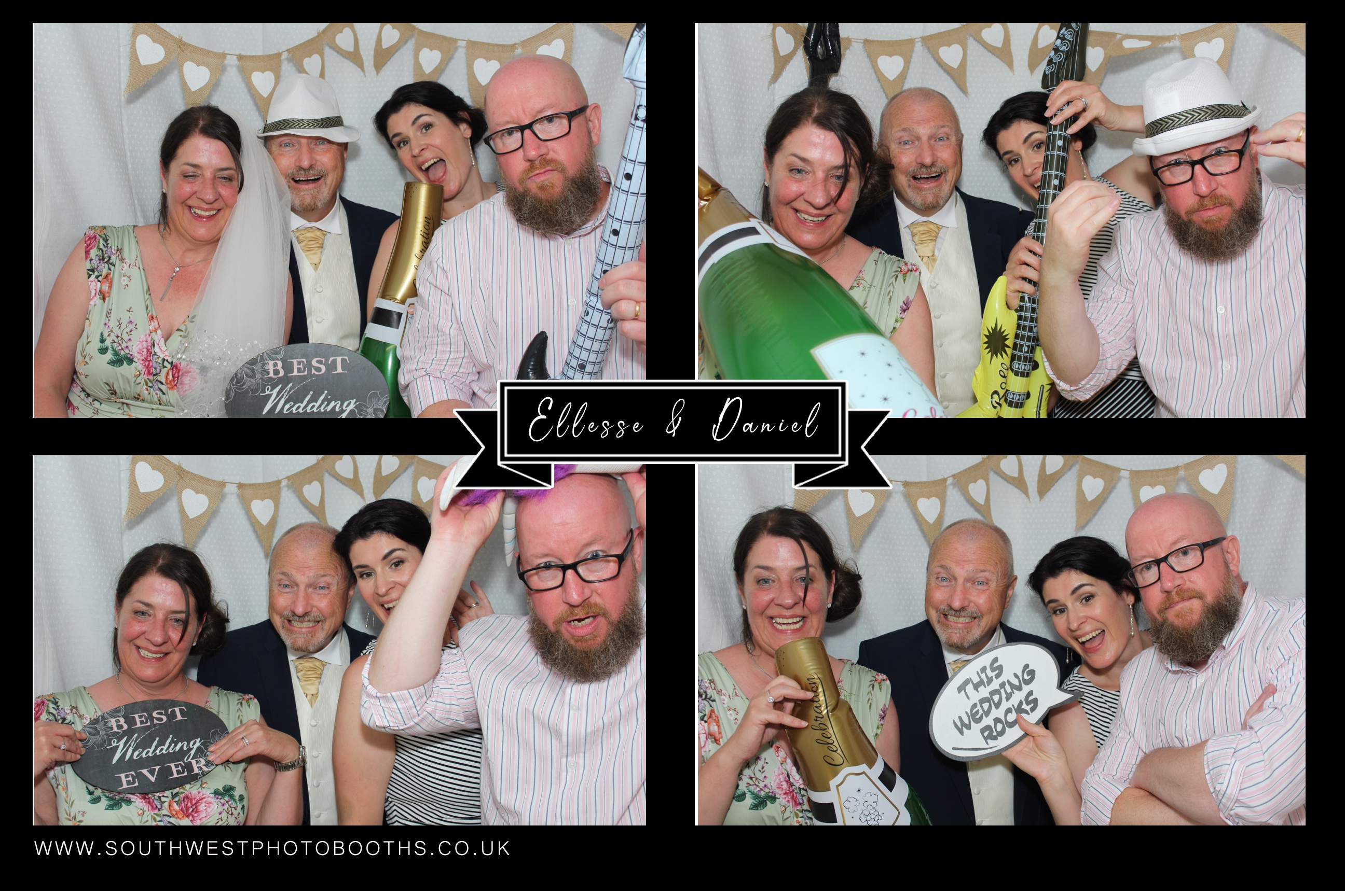 Ellesse and Daniel | View more photos from the event at gallery.southwestphotobooths.co.uk/u/SWPB/Ellesse-and-Daniel