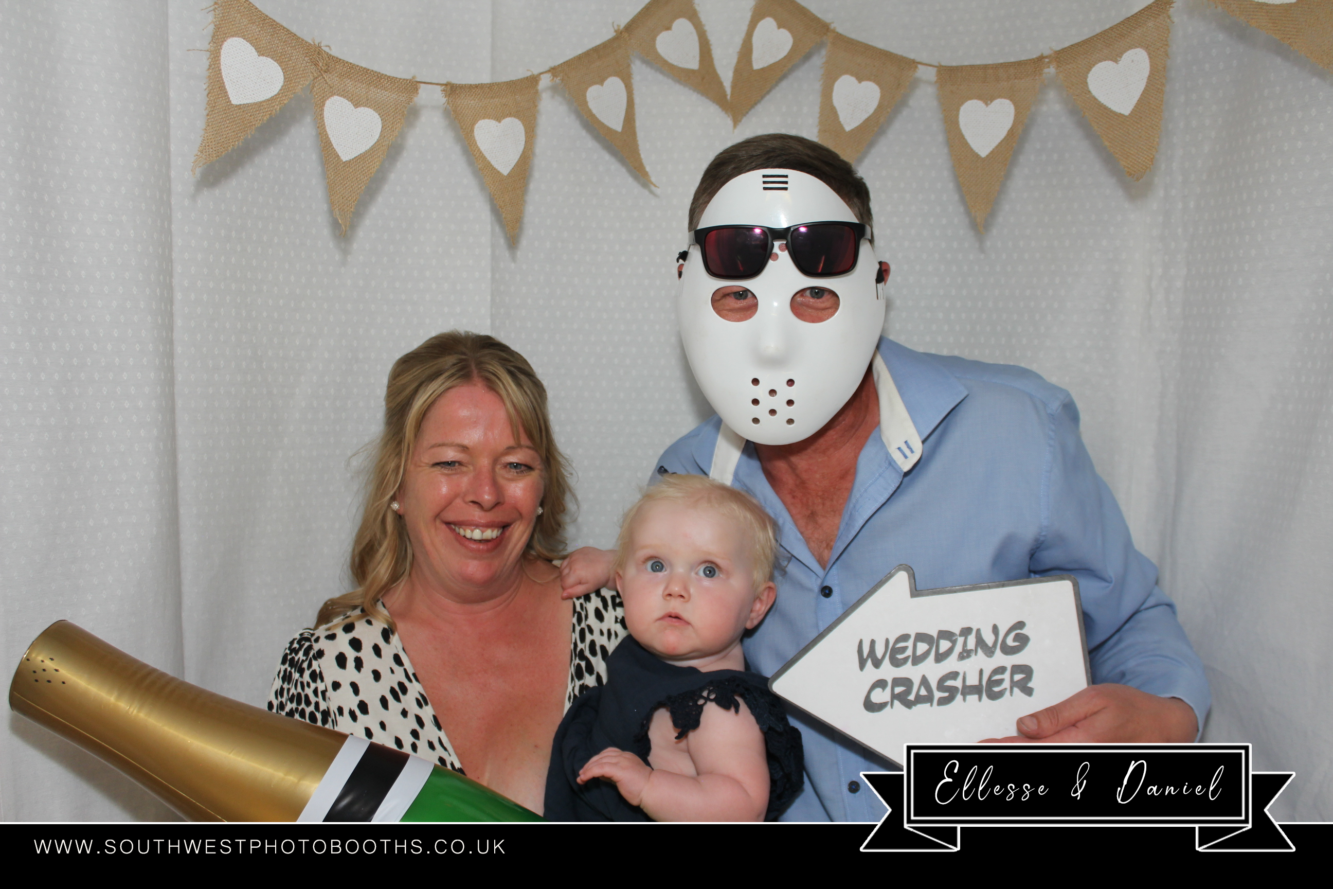 Ellesse and Daniel | View more photos from the event at gallery.southwestphotobooths.co.uk/u/SWPB/Ellesse-and-Daniel