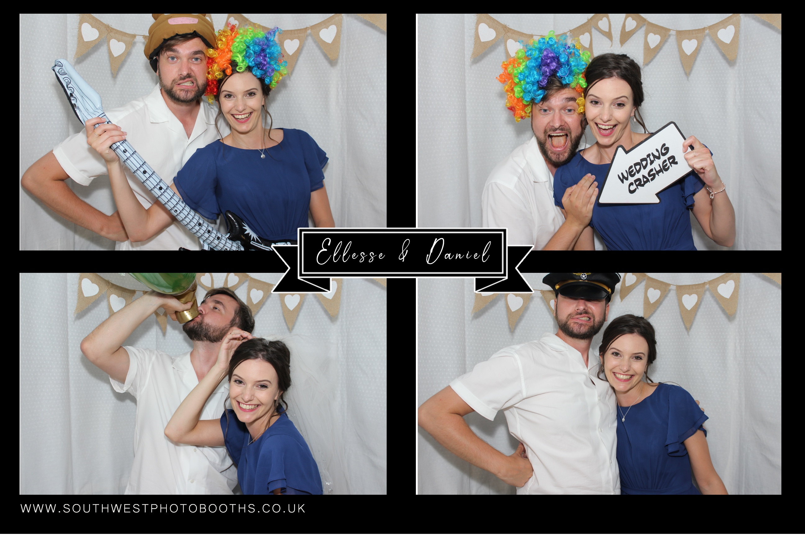 Ellesse and Daniel | View more photos from the event at gallery.southwestphotobooths.co.uk/u/SWPB/Ellesse-and-Daniel