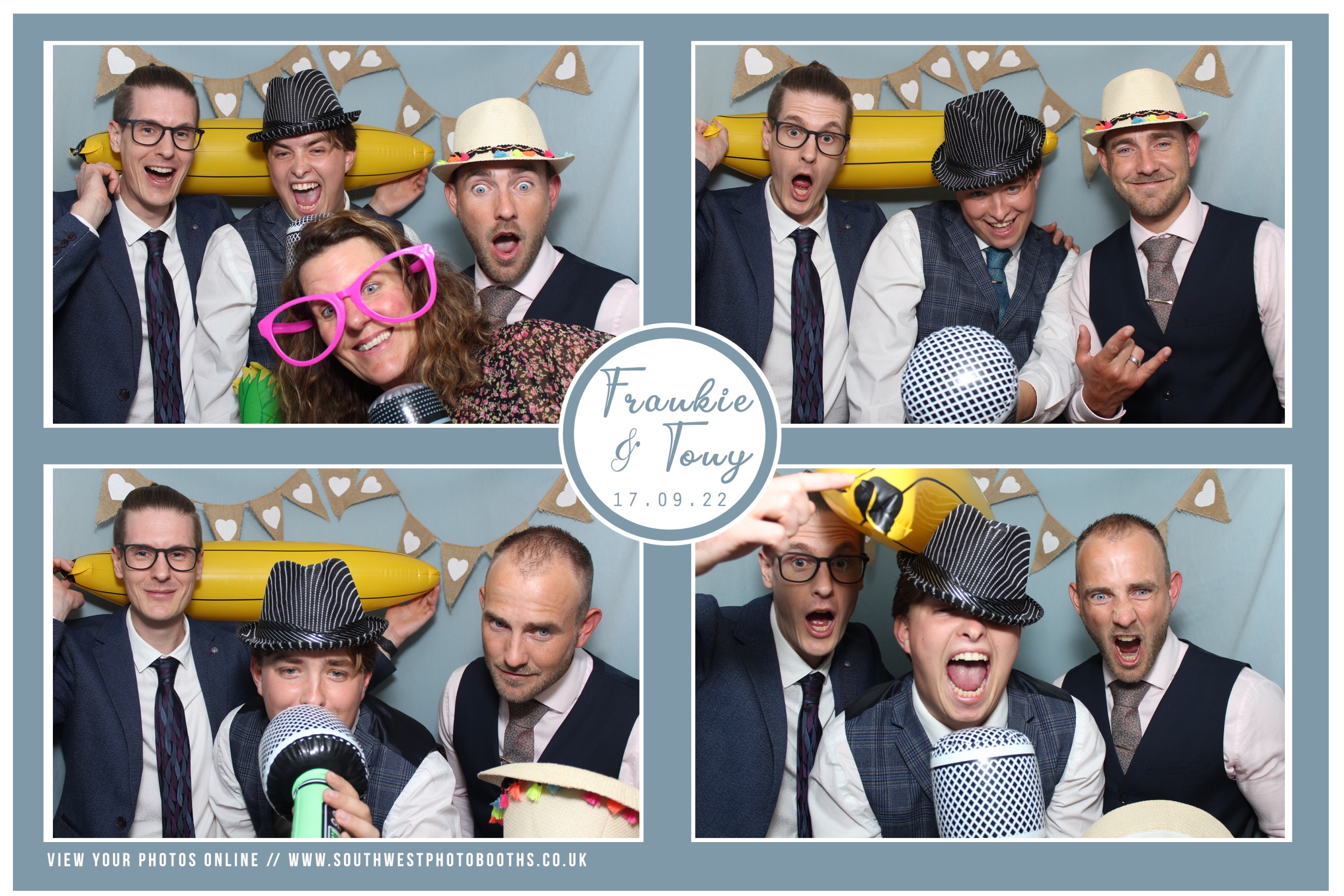 Frankie and Tony | View more photos from the event at gallery.southwestphotobooths.co.uk/u/SWPB/Frankie-and-Tony