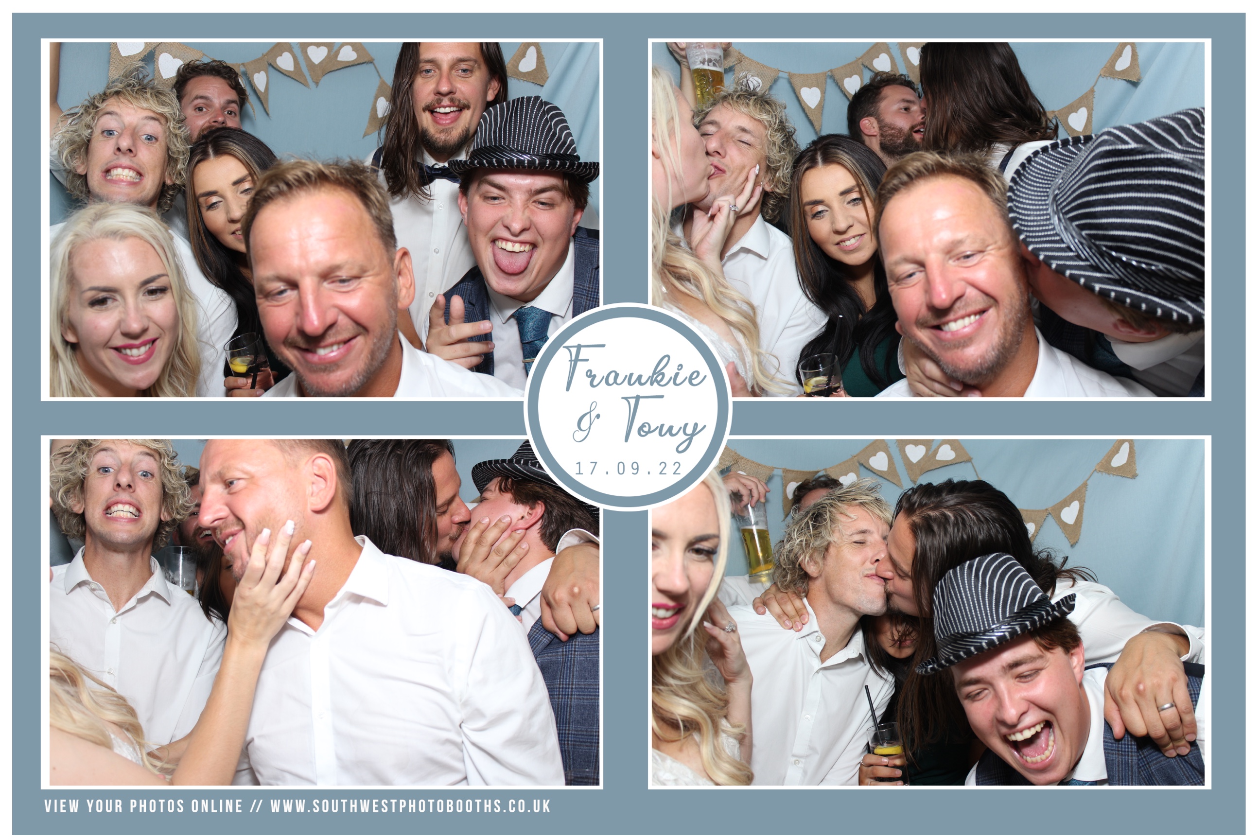 Frankie and Tony | View more photos from the event at gallery.southwestphotobooths.co.uk/u/SWPB/Frankie-and-Tony
